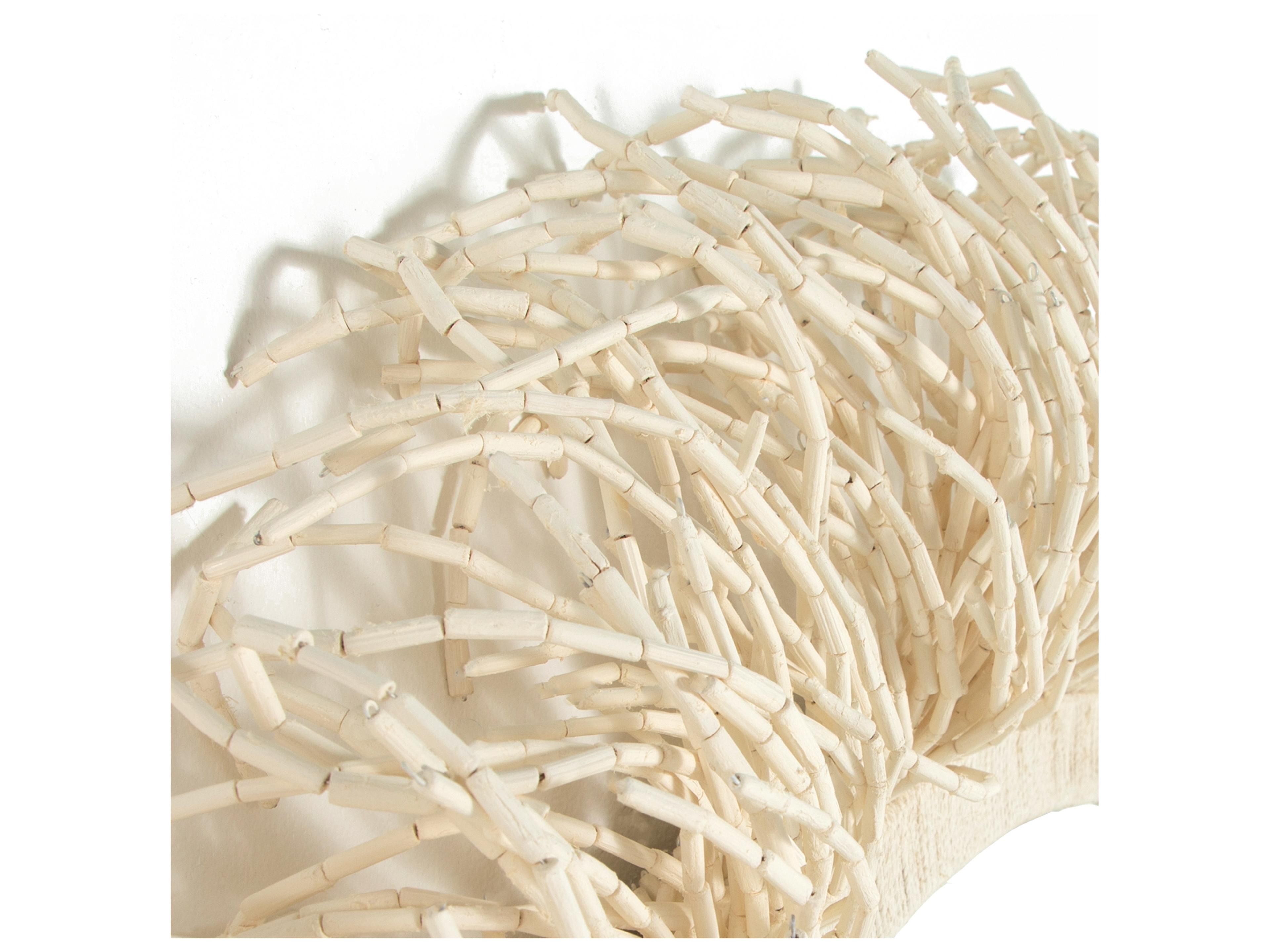 Gabby Giselle Winter White Ivory Wall Mirror Round