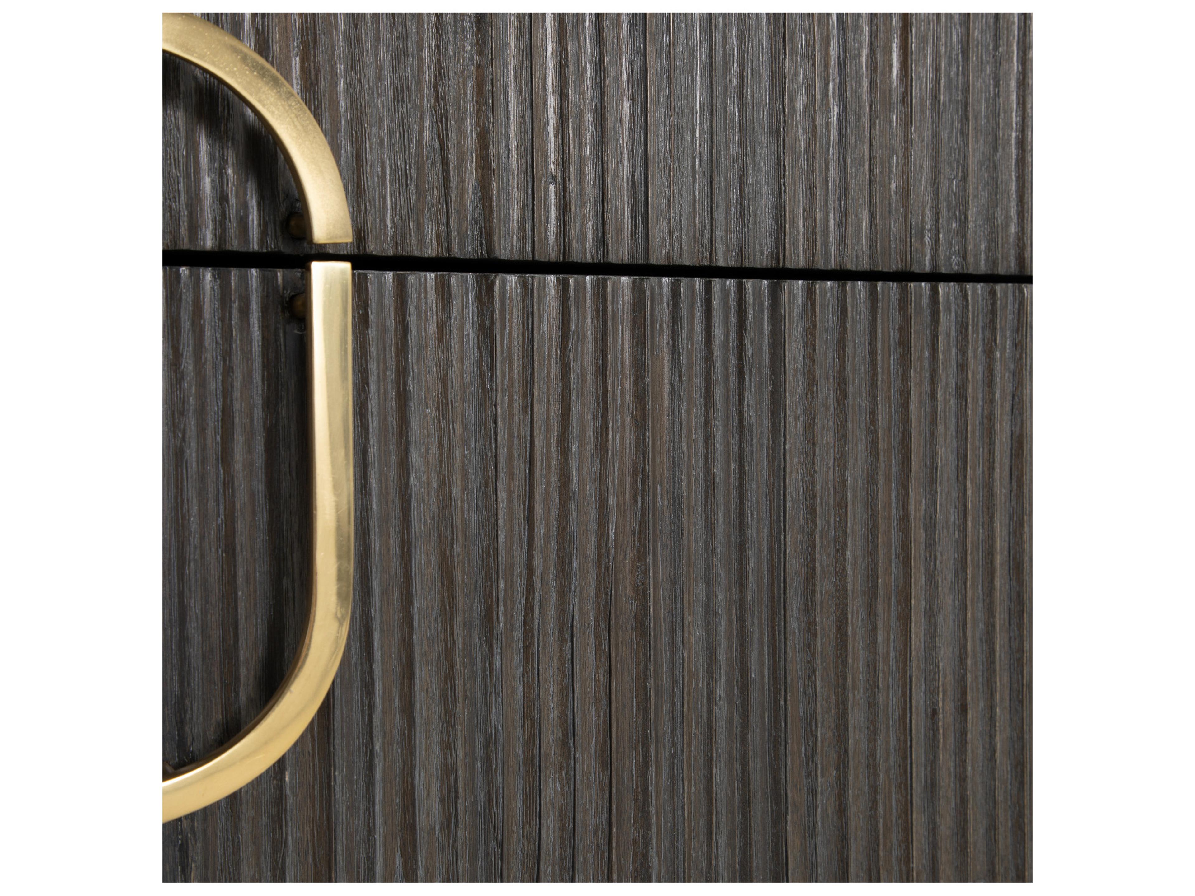 Gabby Darrius 1-Drawer Gray Nightstand