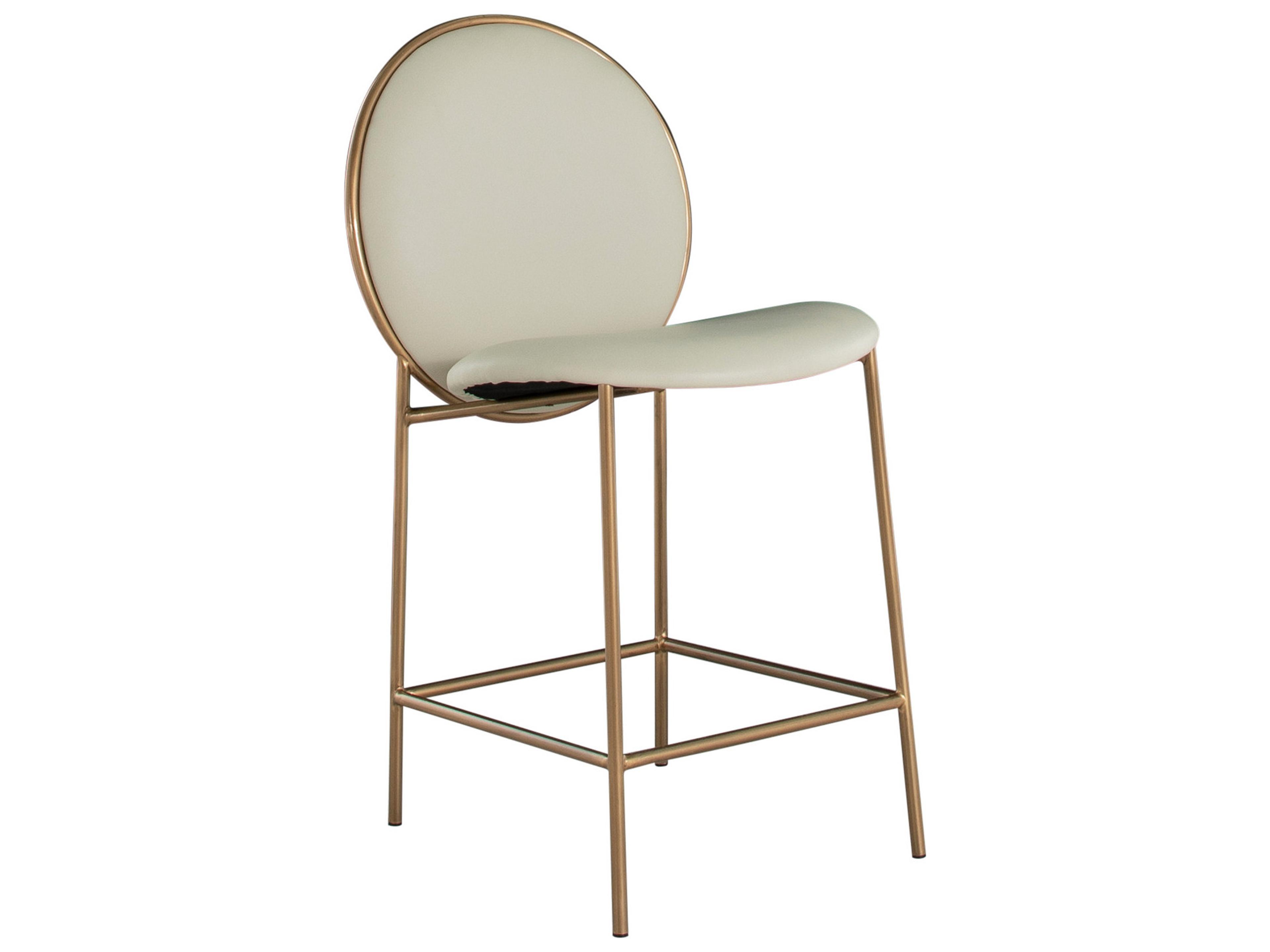 Evelyn Faux Leather Counter Stool