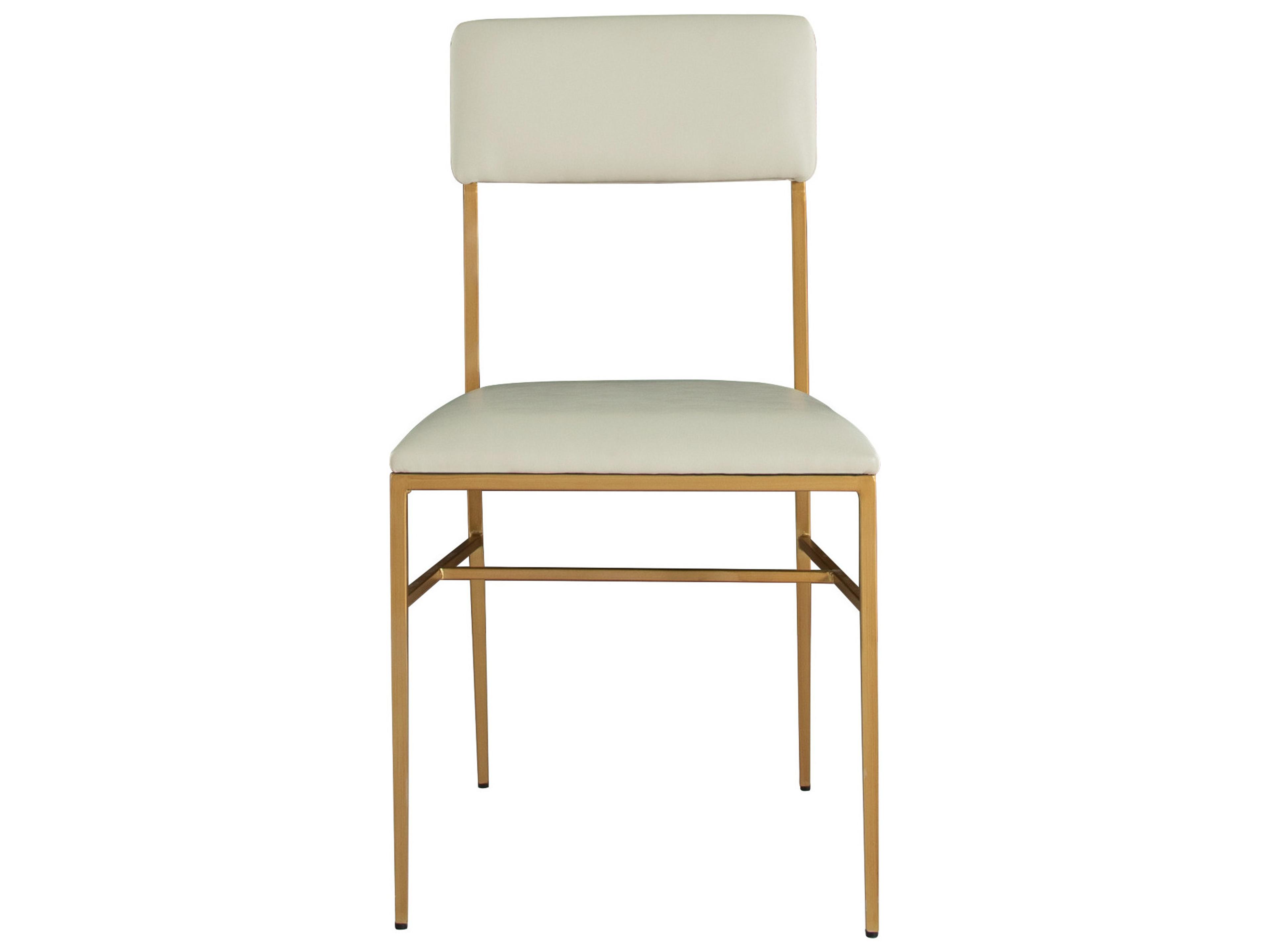 Gabby Taliyah White Upholstered Armless Dining Chair