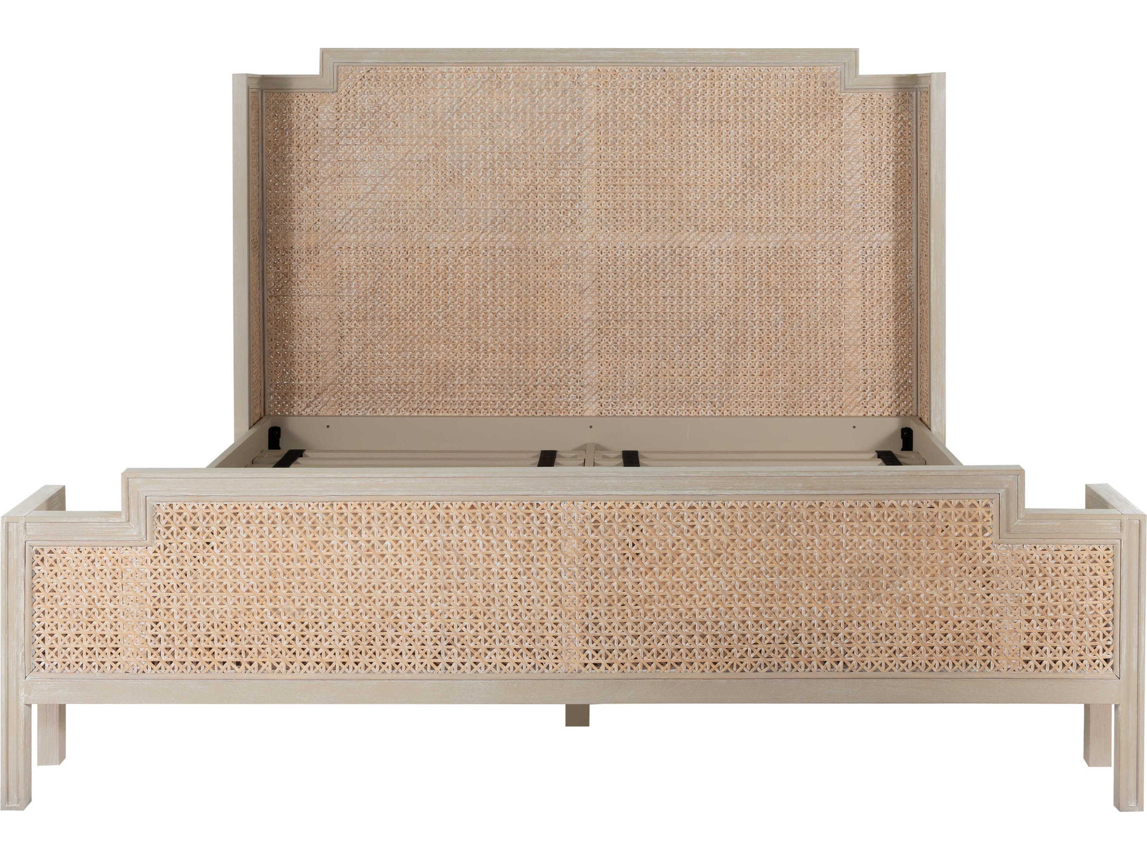 Gabby Brown Mahogany Wood King Panel Bed