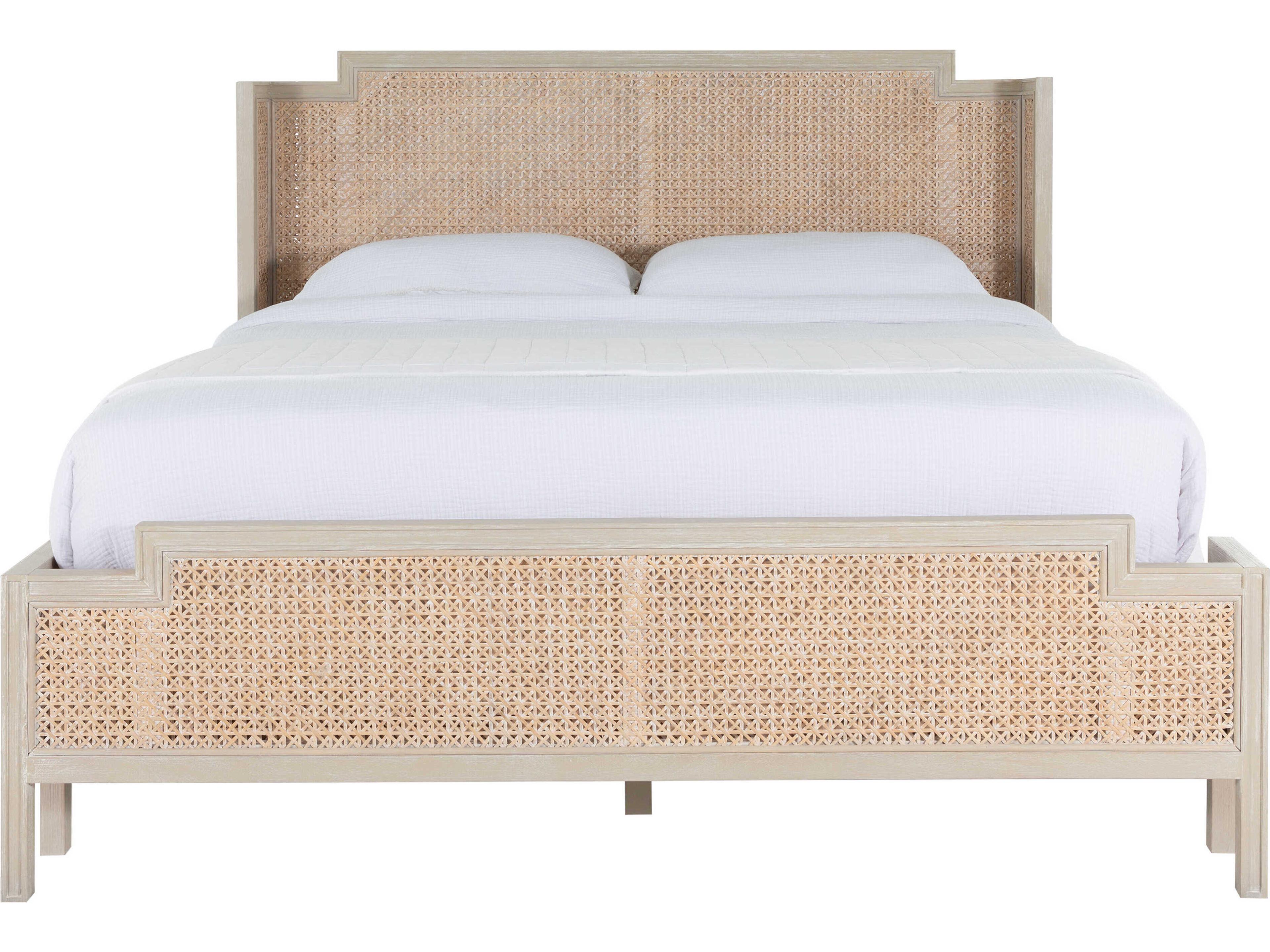 Gabby Brown Mahogany Wood King Panel Bed