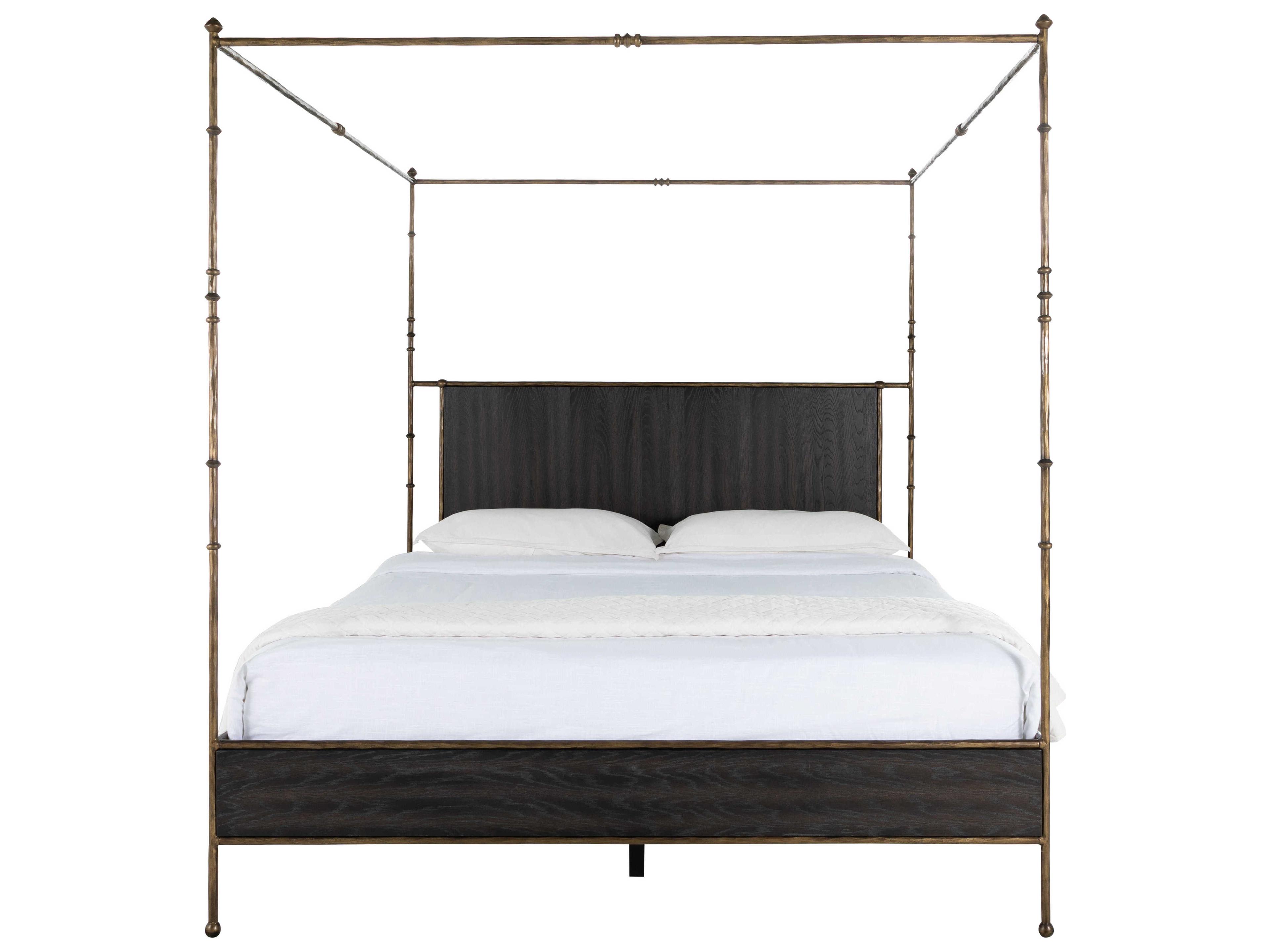 Gabby Reese Black Wood King Poster Bed