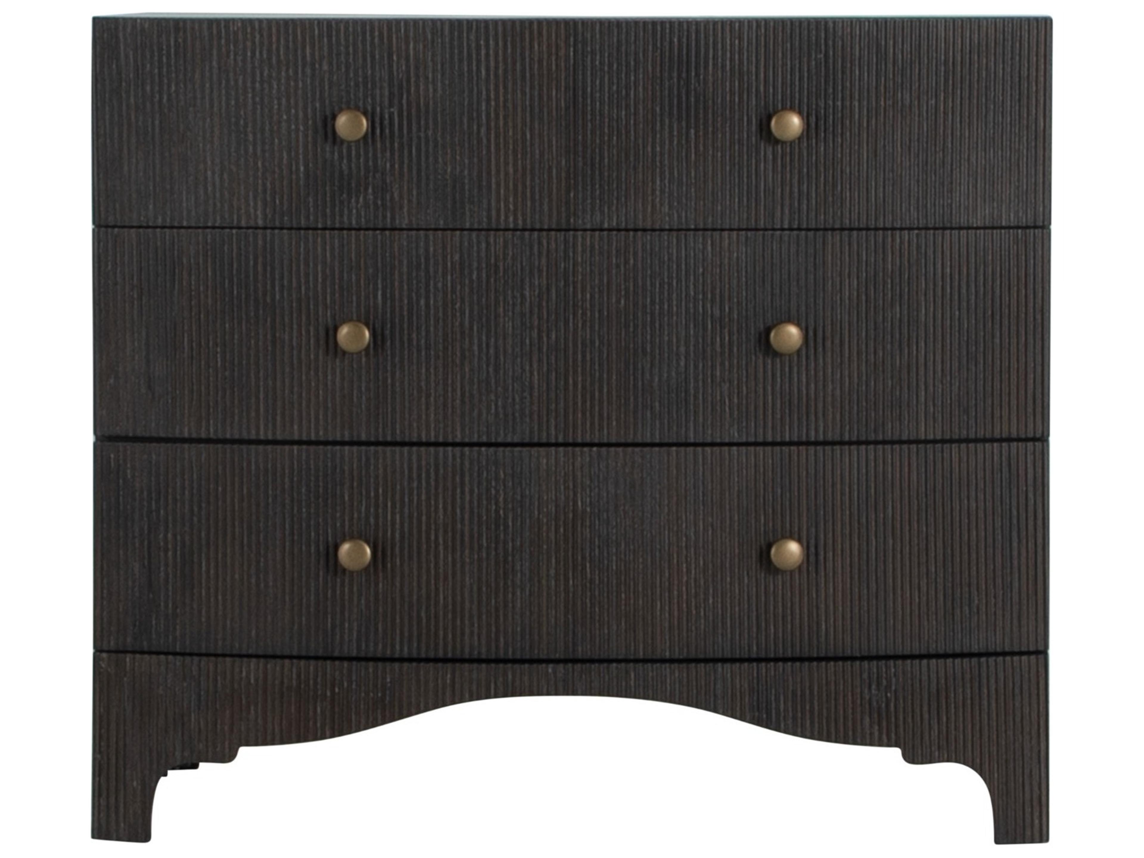 Gabby Princeton Cerused Forest Black Brushed Bronze Mindi Wood Accent Chest