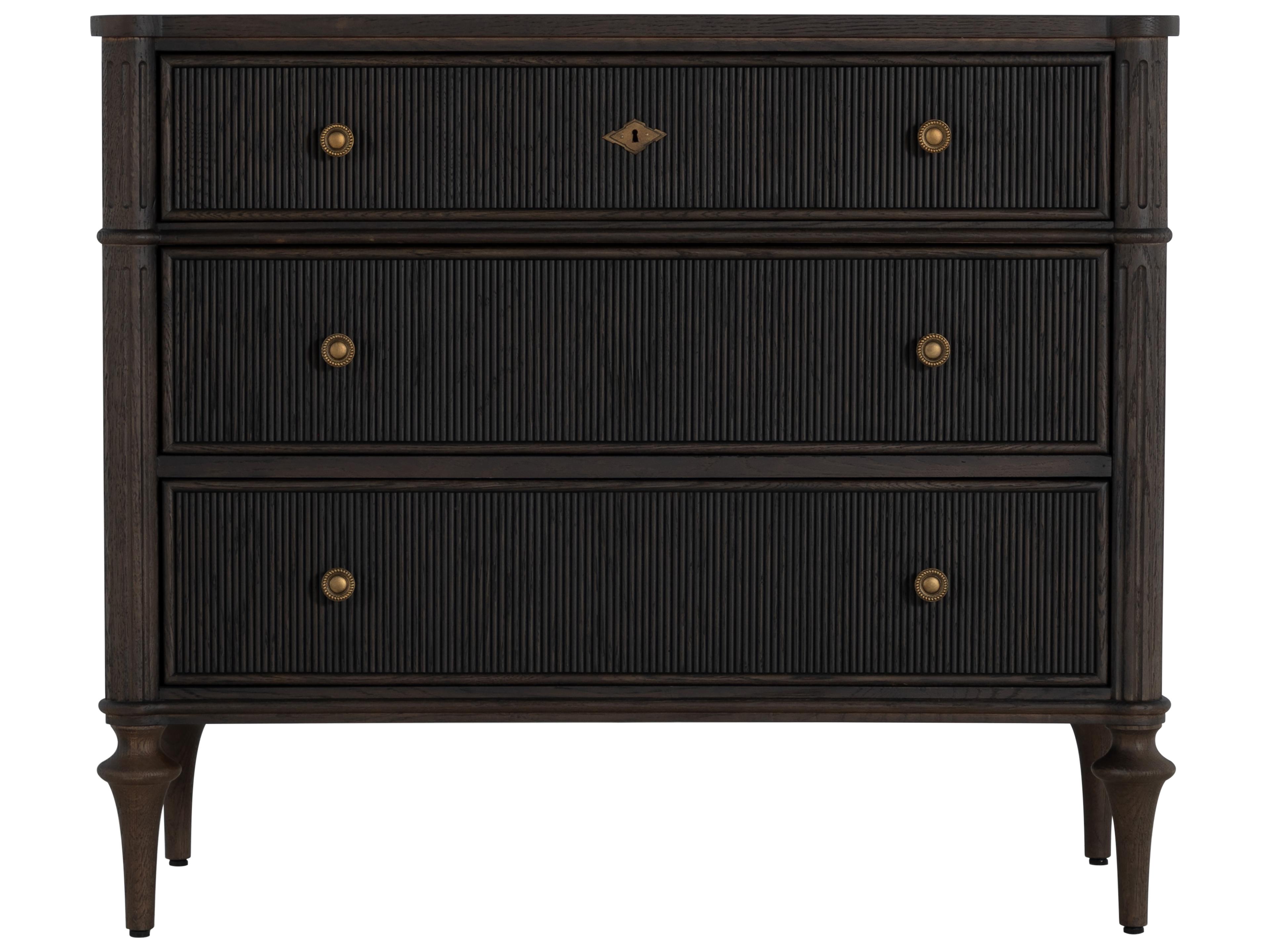 Gabby Andrea Brown Oak Wood Accent Chest