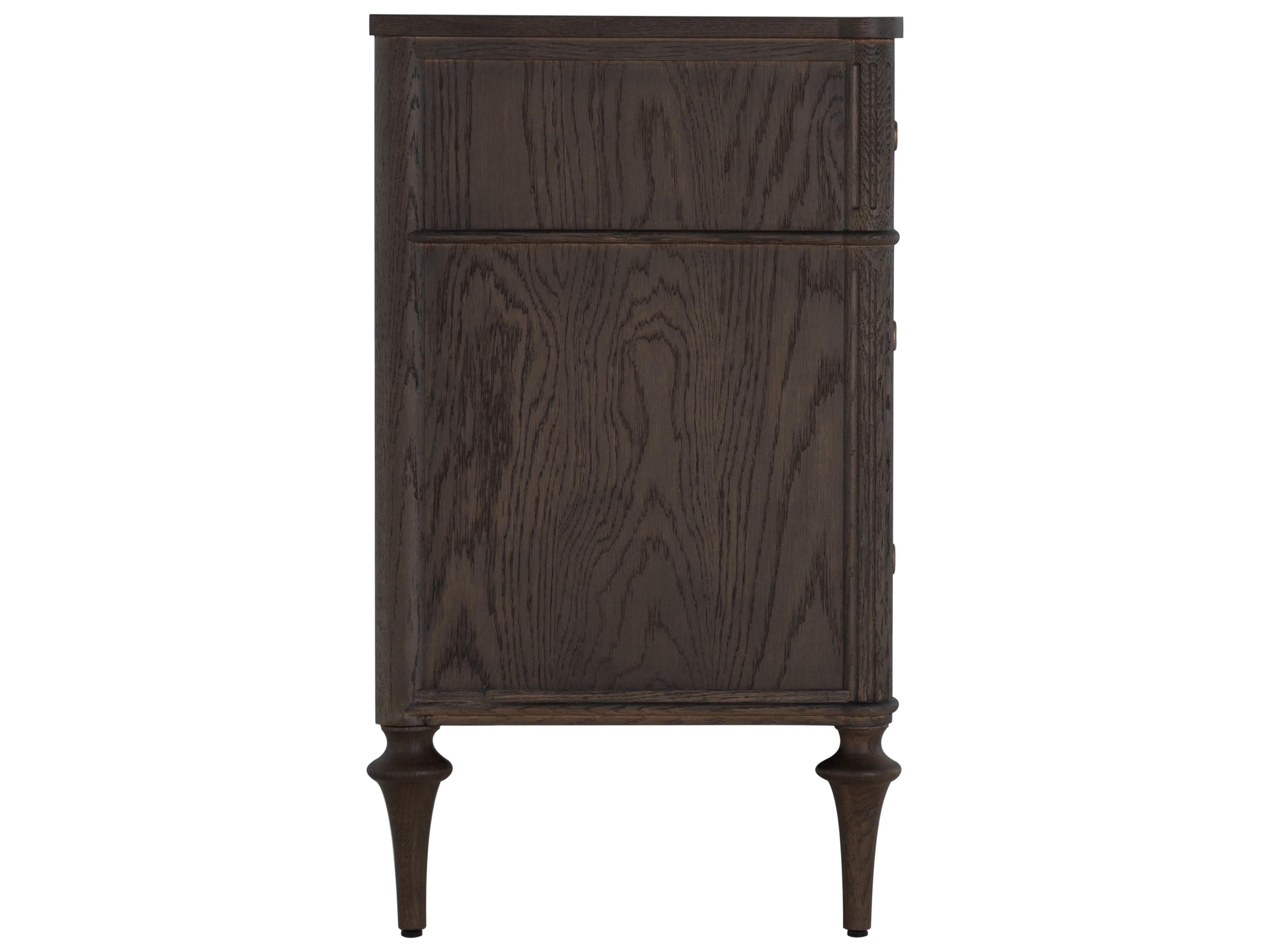 Gabby Andrea Brown Oak Wood Accent Chest