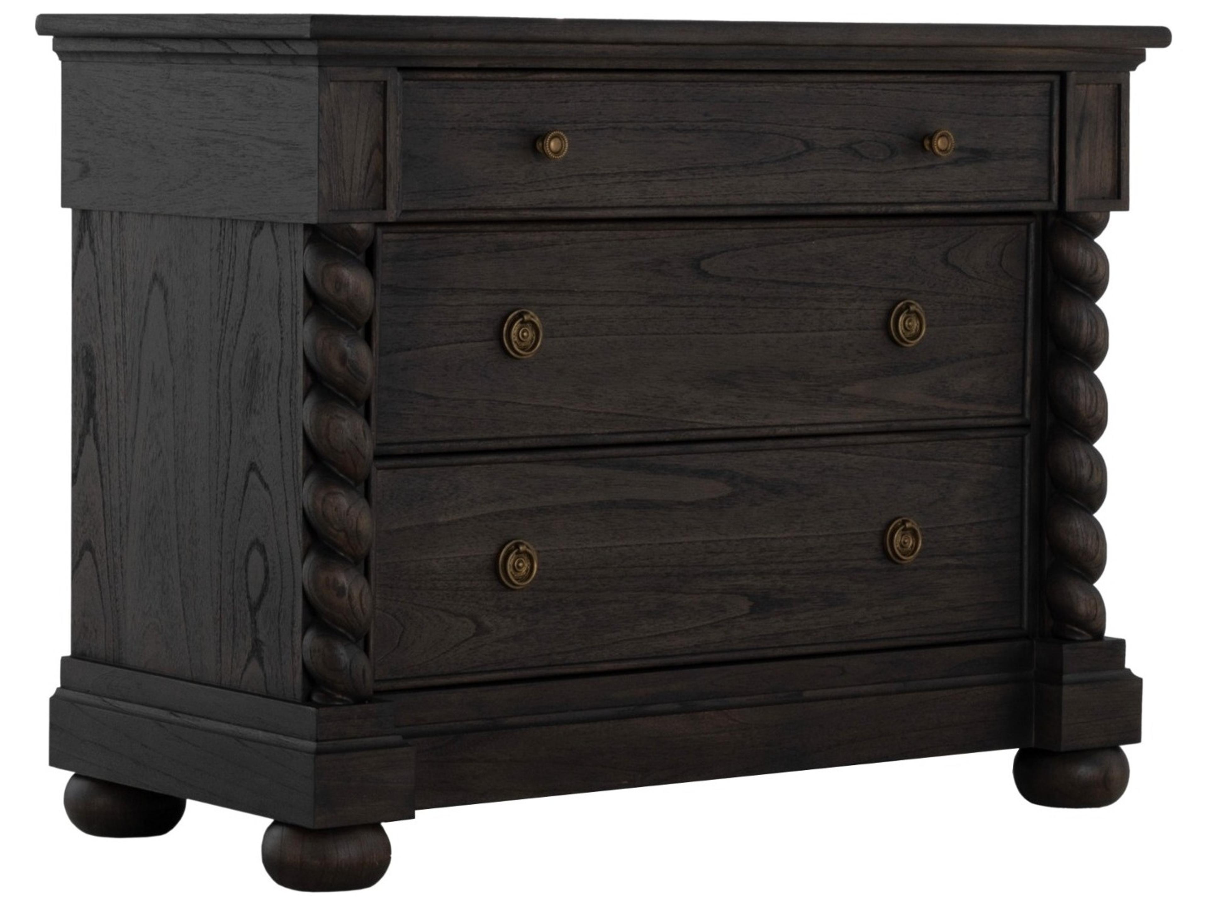 Burkhardt Brown Mindi Wood Accent Chest