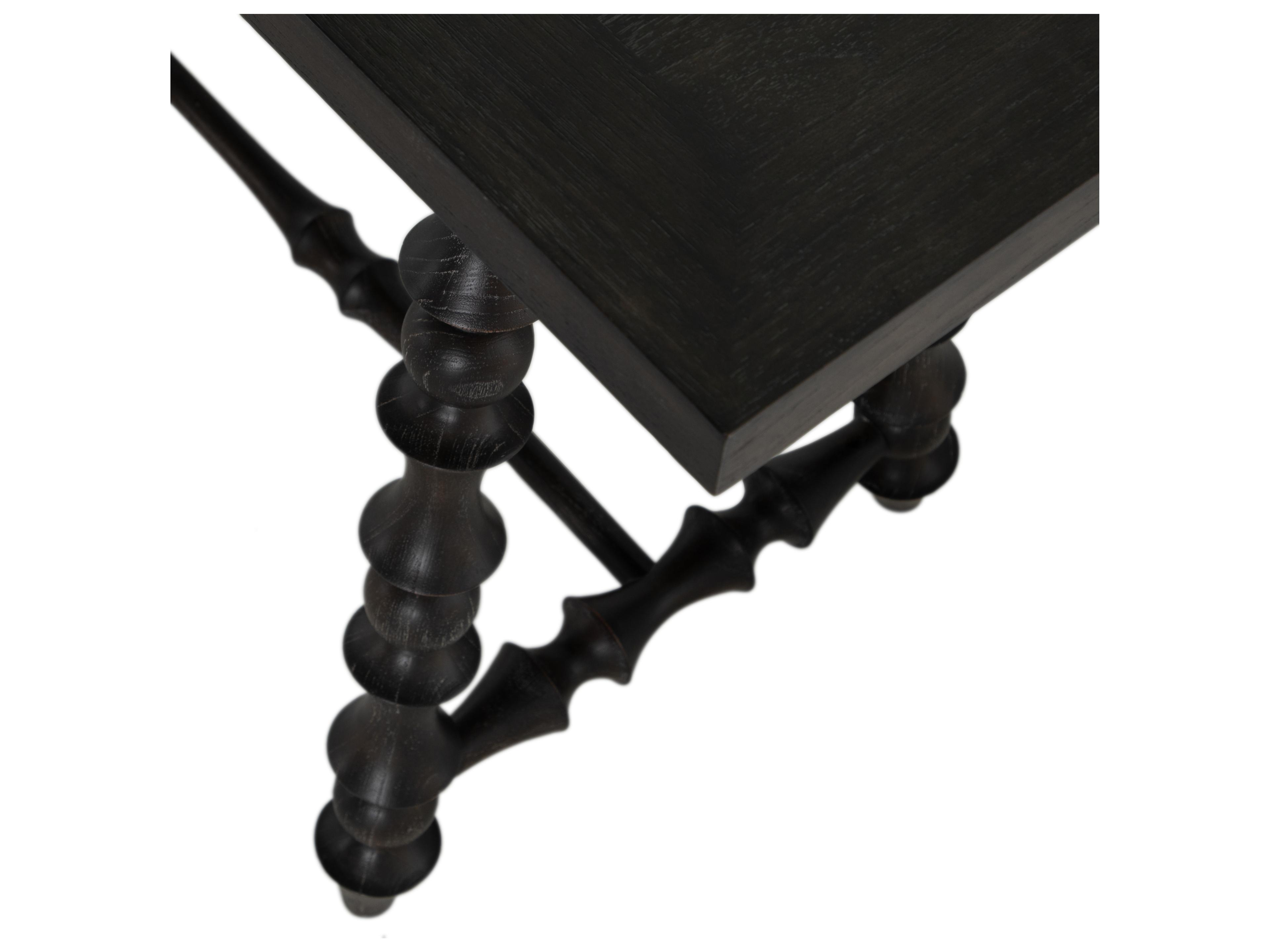 Gabby Kirkwood Rectangular Wood Black Console Table