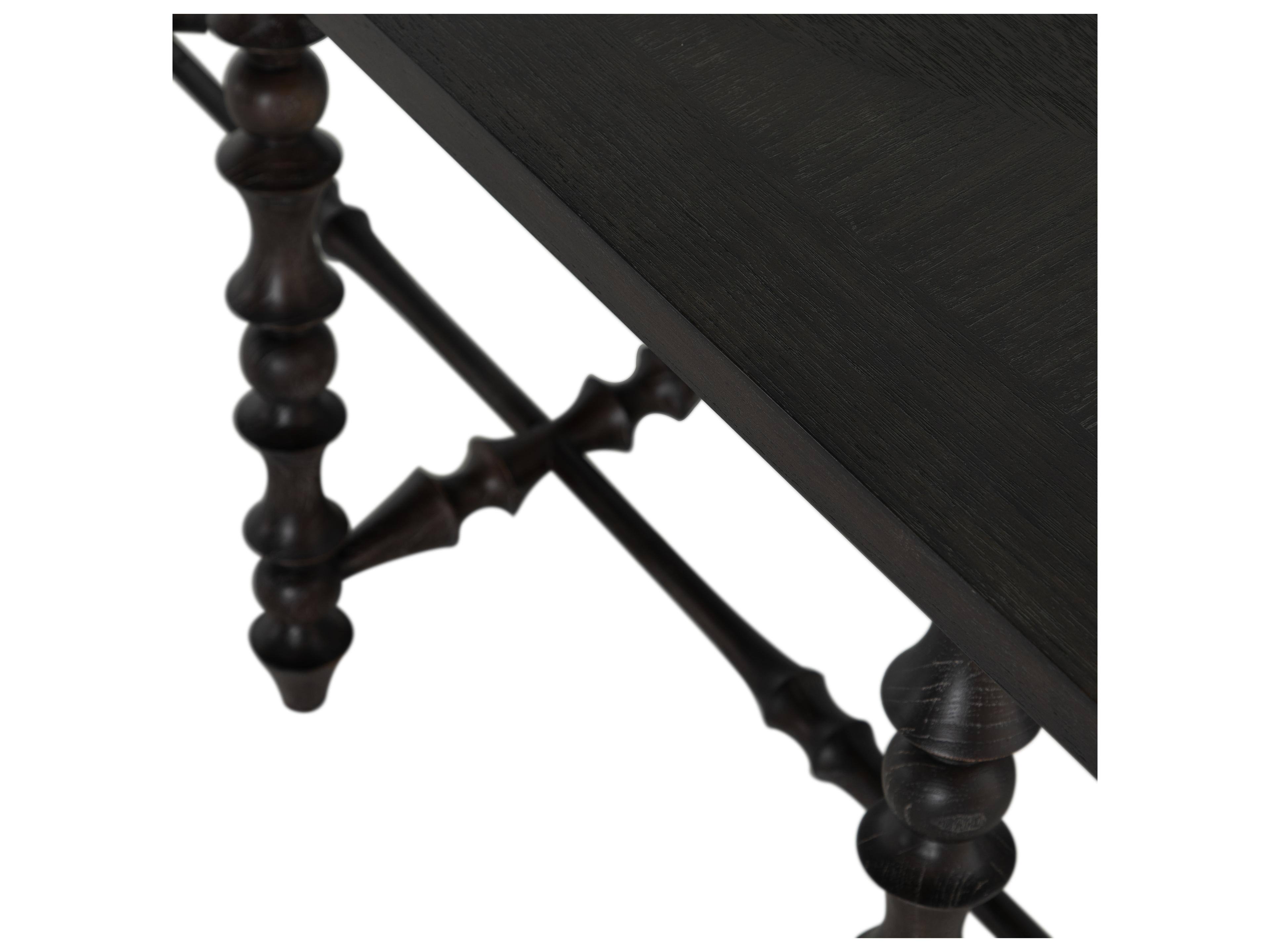 Gabby Kirkwood Rectangular Wood Black Console Table