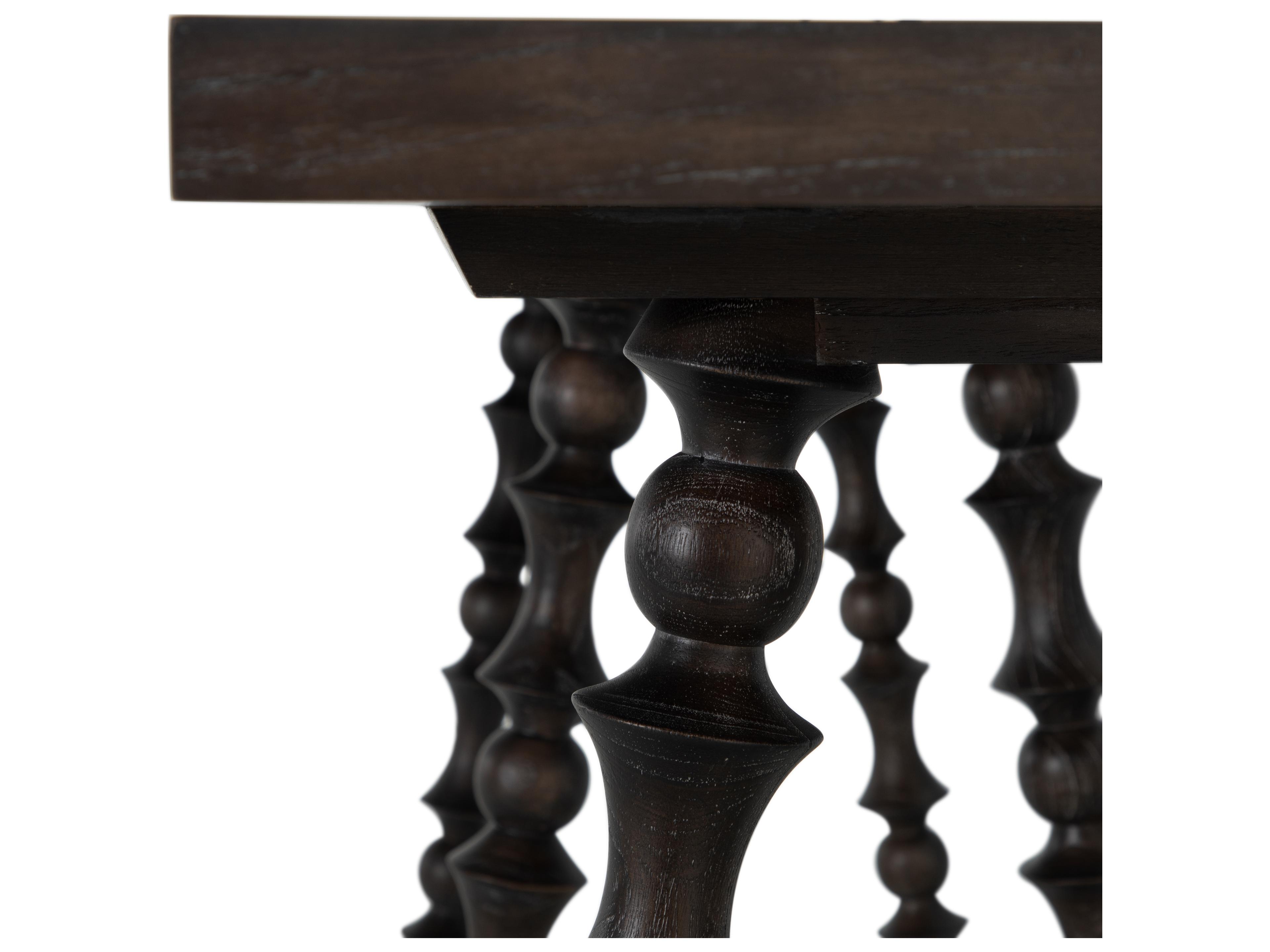 Gabby Kirkwood Rectangular Wood Black Console Table