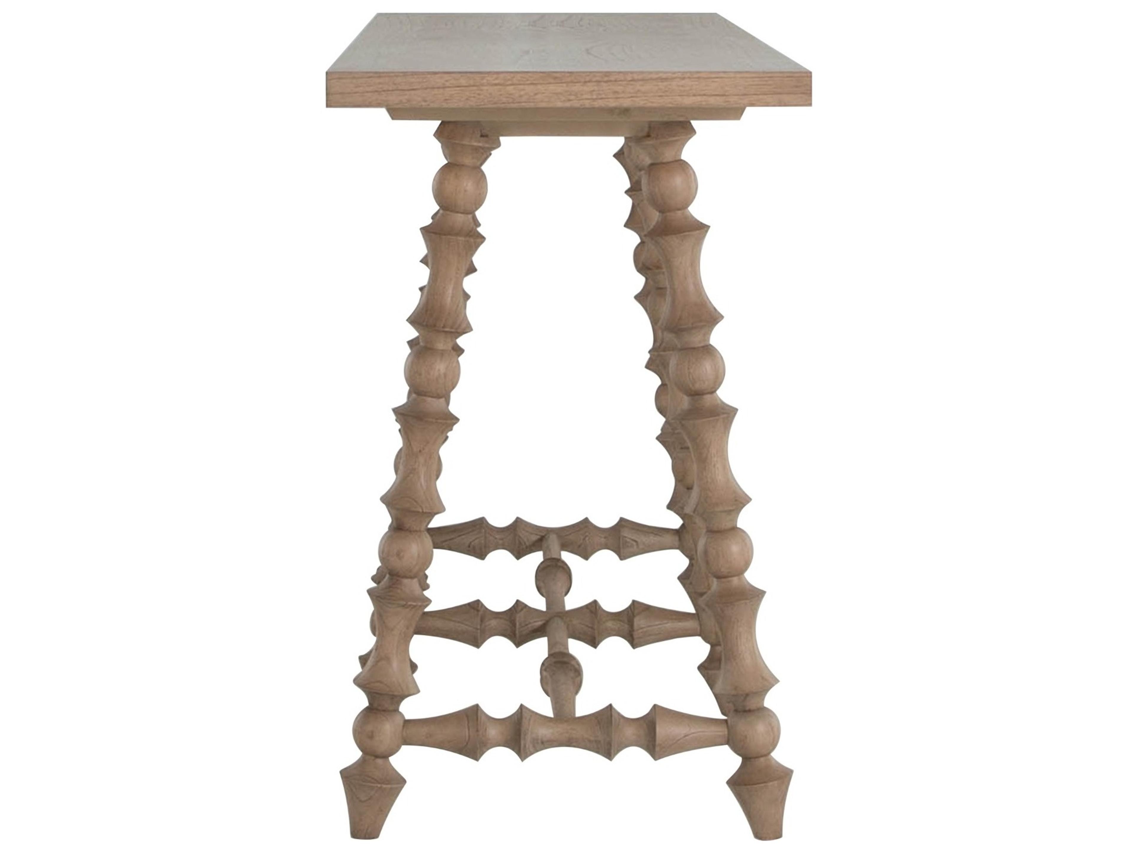 Gabby Kirkwood Rectangular Wood Brown Natural Console Table