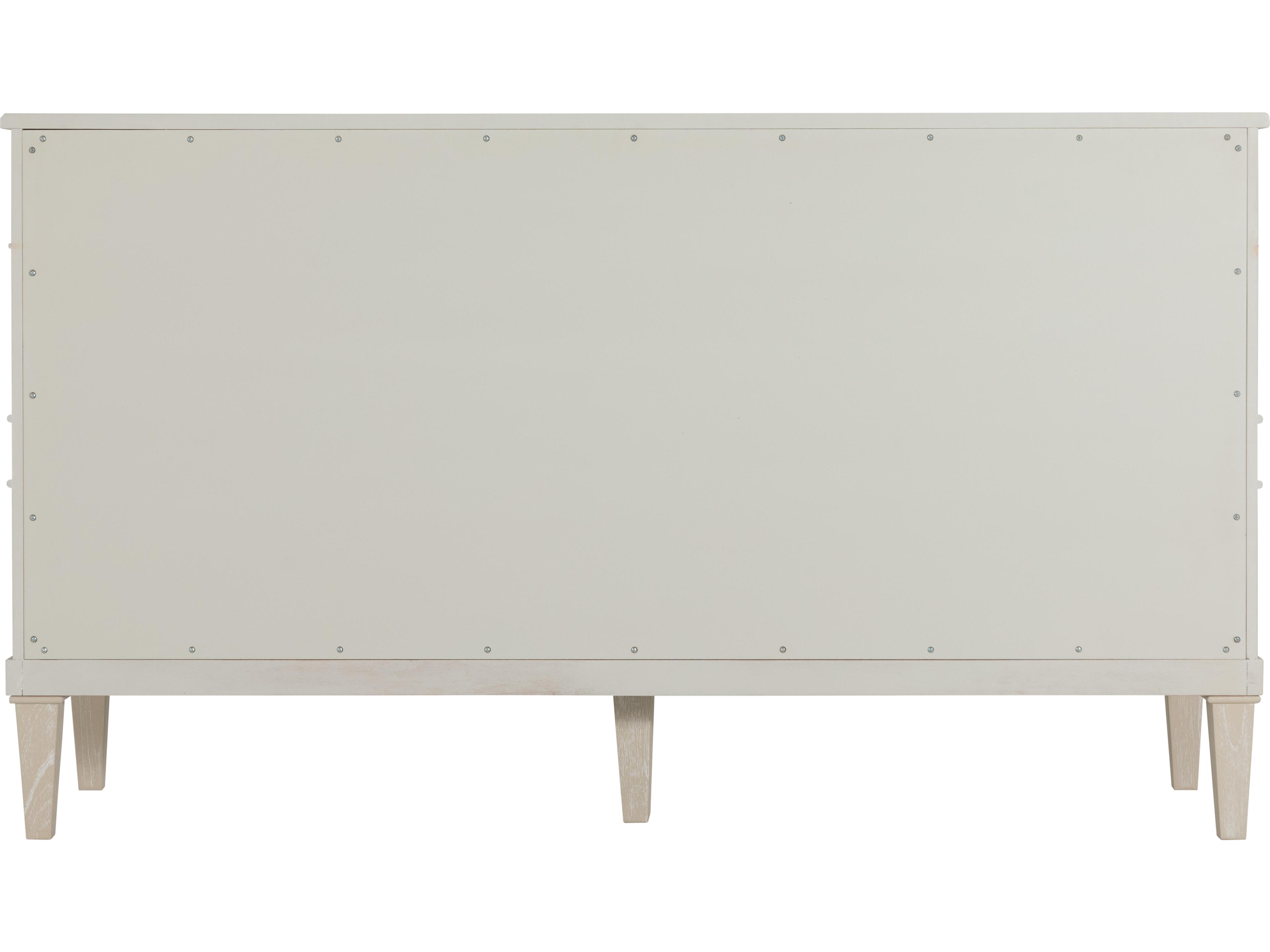 Gabby Archie 6-Drawers Beige Mindi Wood Double Dresser