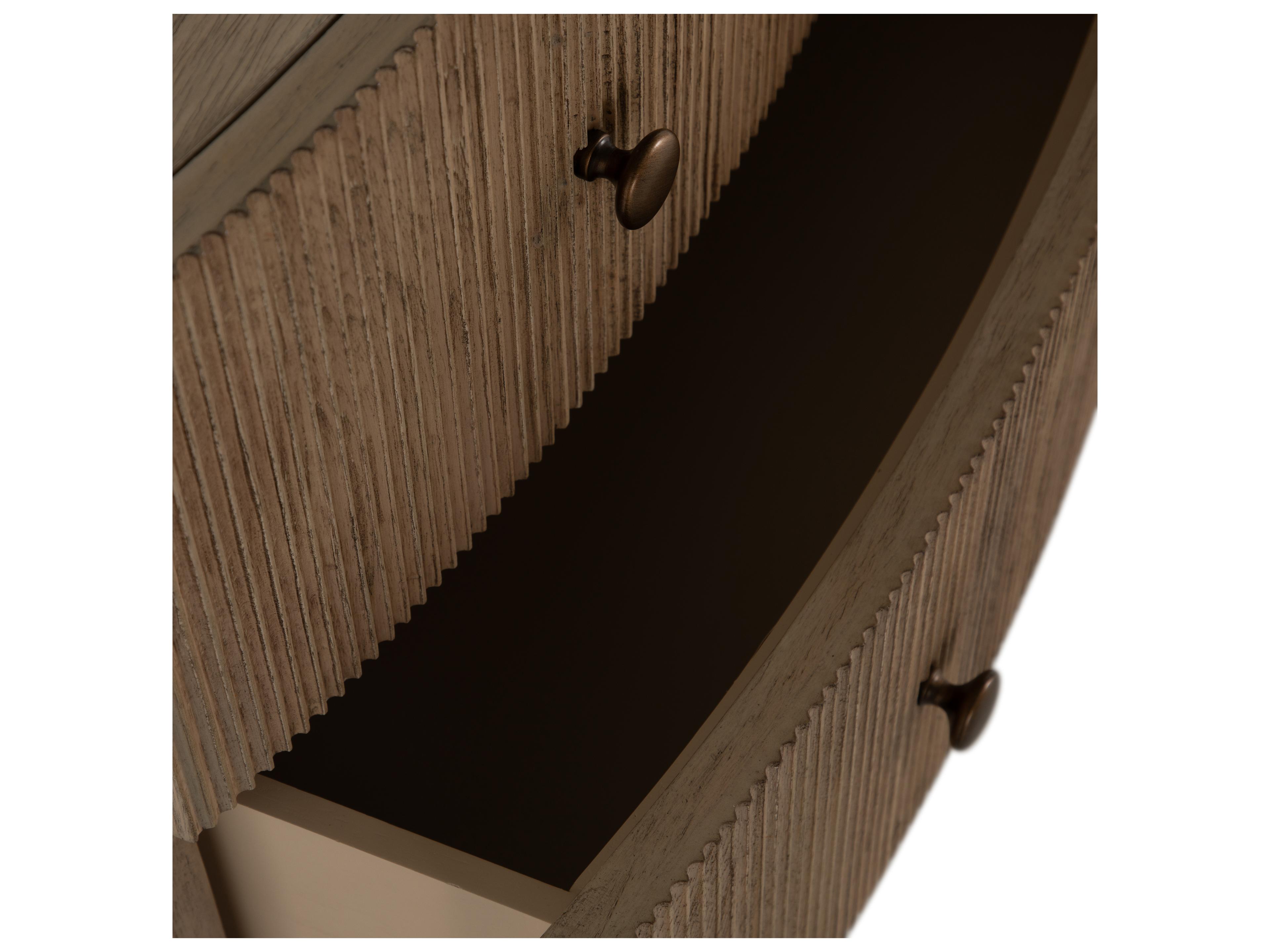 Gabby Princeton 6-Drawers Brown Mindi Wood Double Dresser