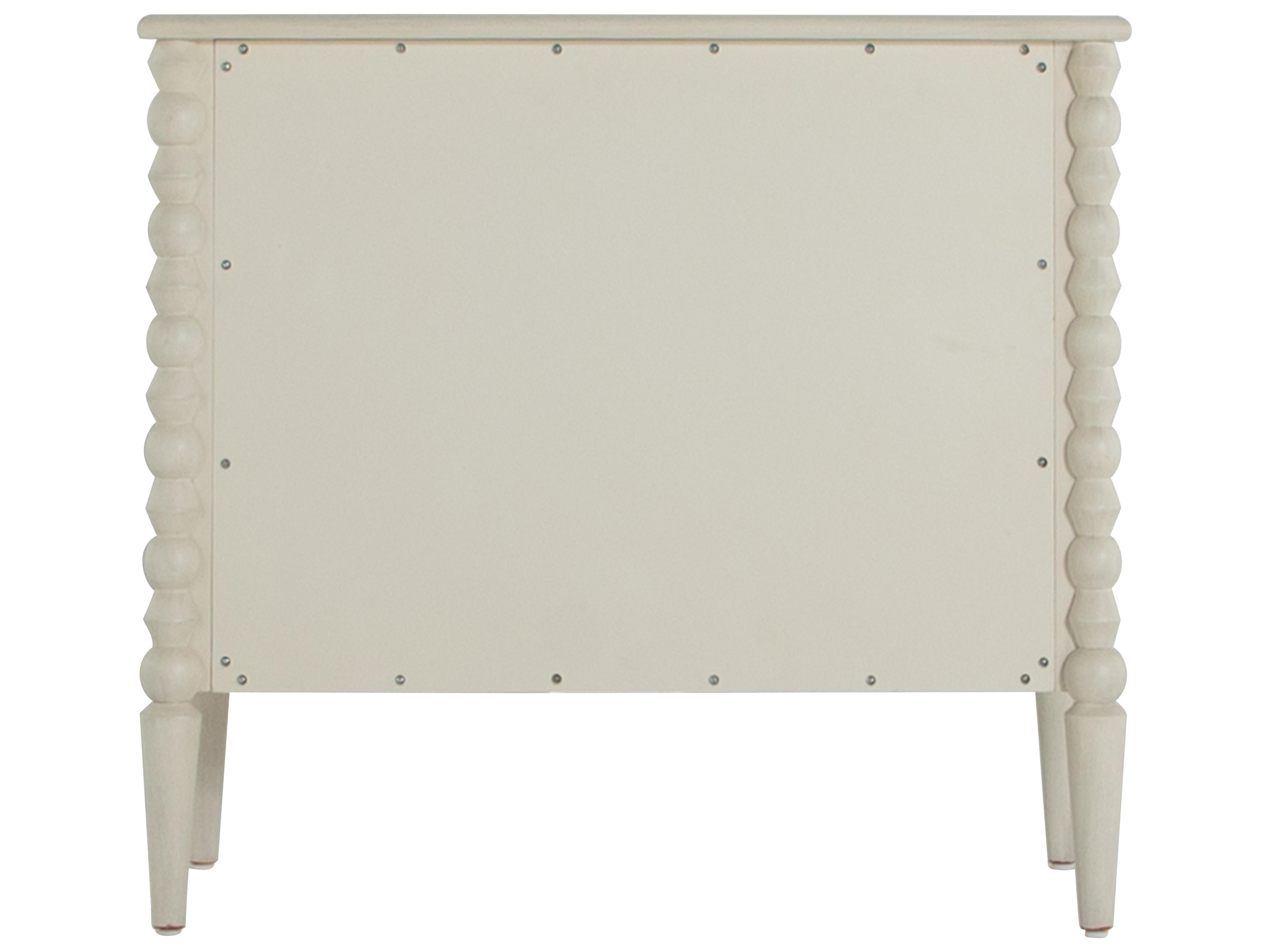 Gabby Jennifer White Mindi Wood Nightstand