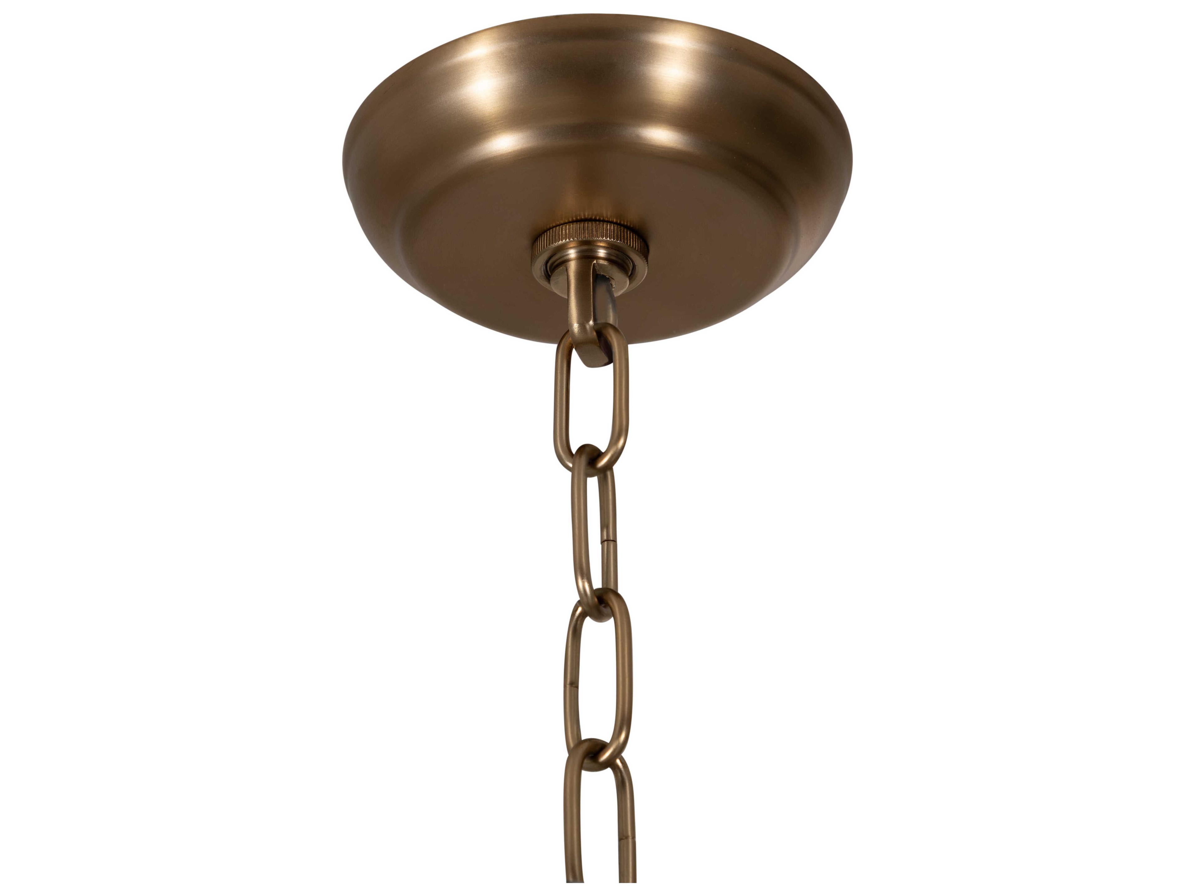 Gabby Augusta 5-Light Brass Tiered Pendant
