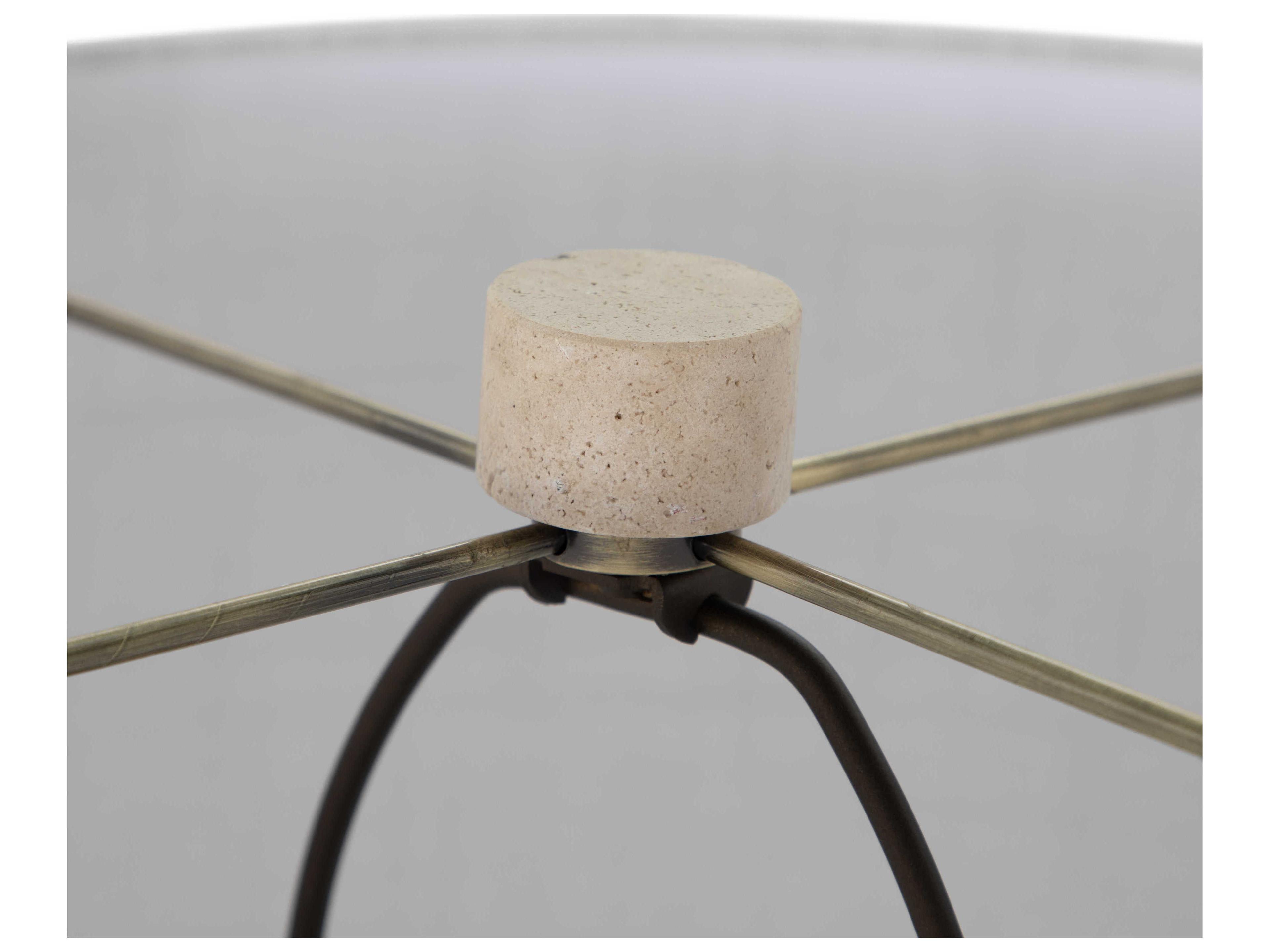 Gabby Obadiah Brown Buffet Lamp