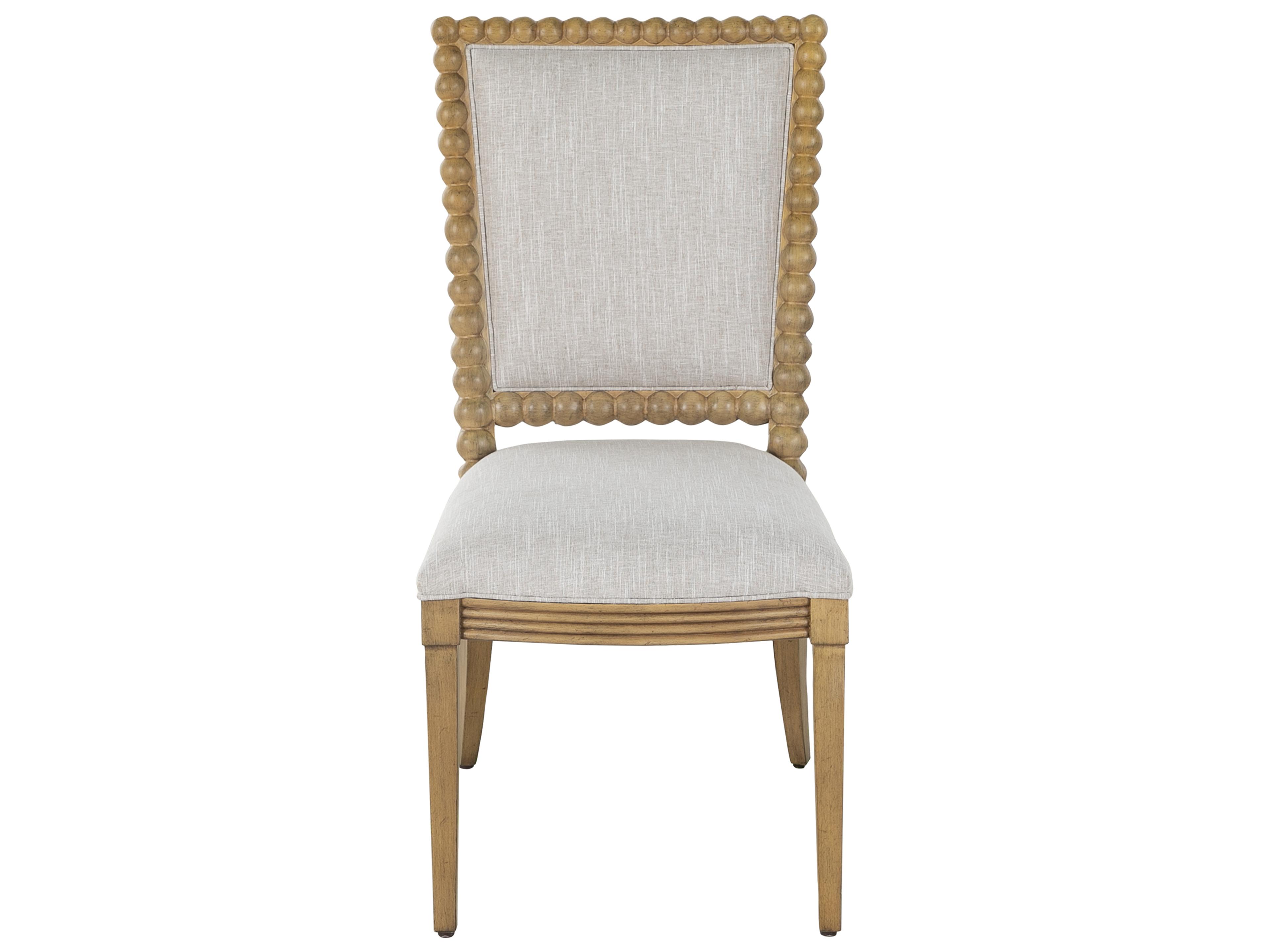 Knox Oak Wood Upholstered Armless Dining Chair