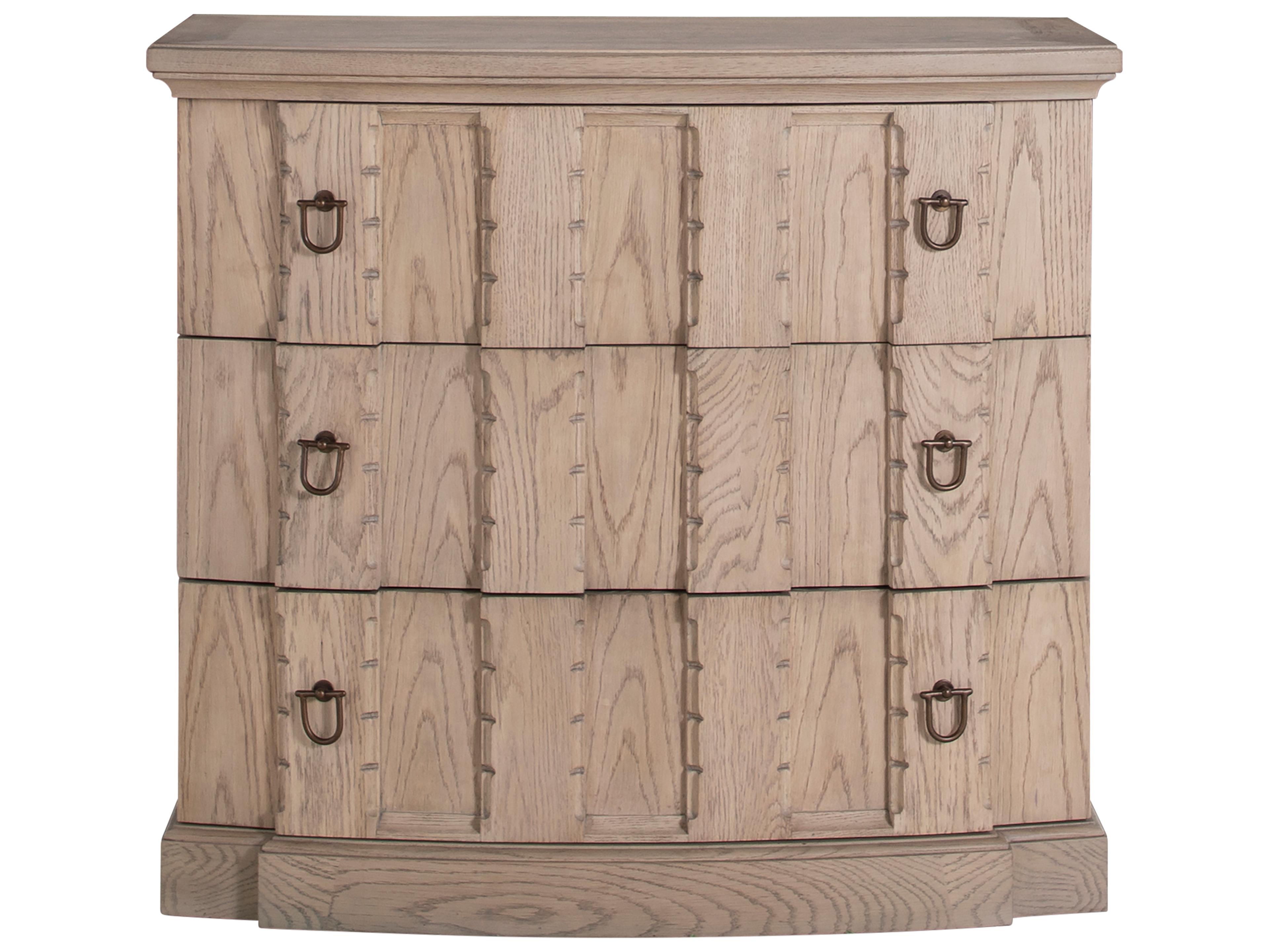 Antonio Light Natural Blonde Antique Bronze Oak Wood Accent Chest