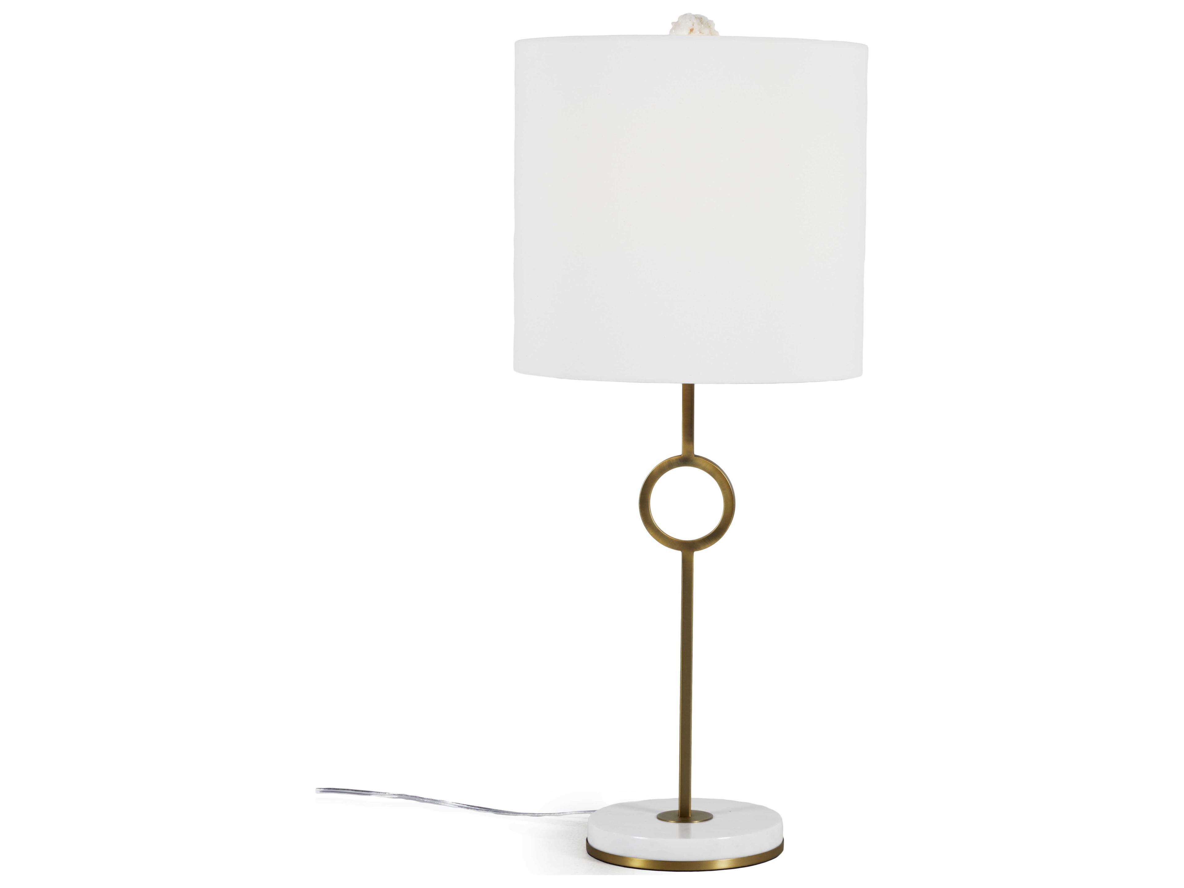 Gabby Kerry Matte Antique Brass Buffet Lamp