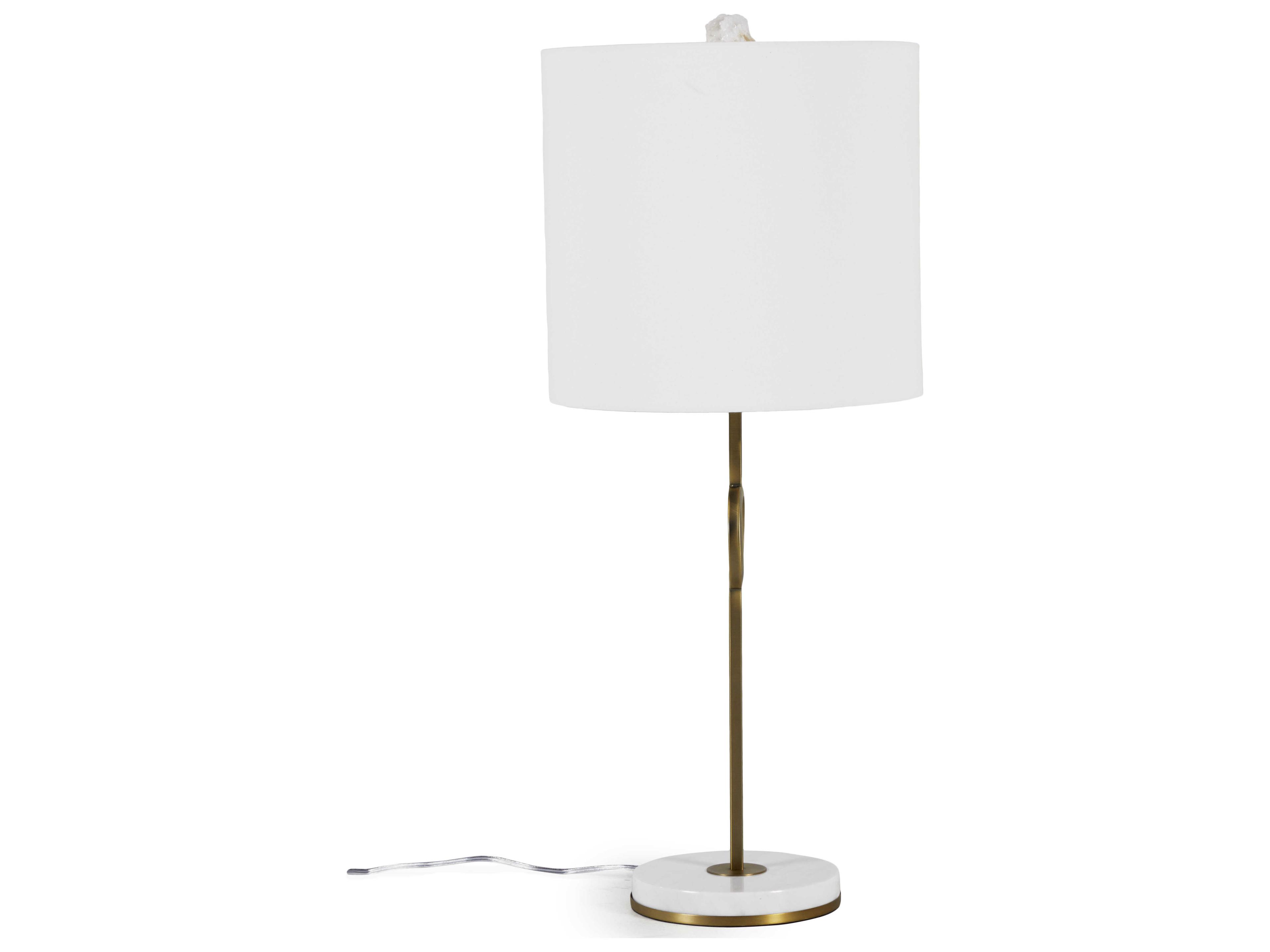 Gabby Kerry Matte Antique Brass Buffet Lamp