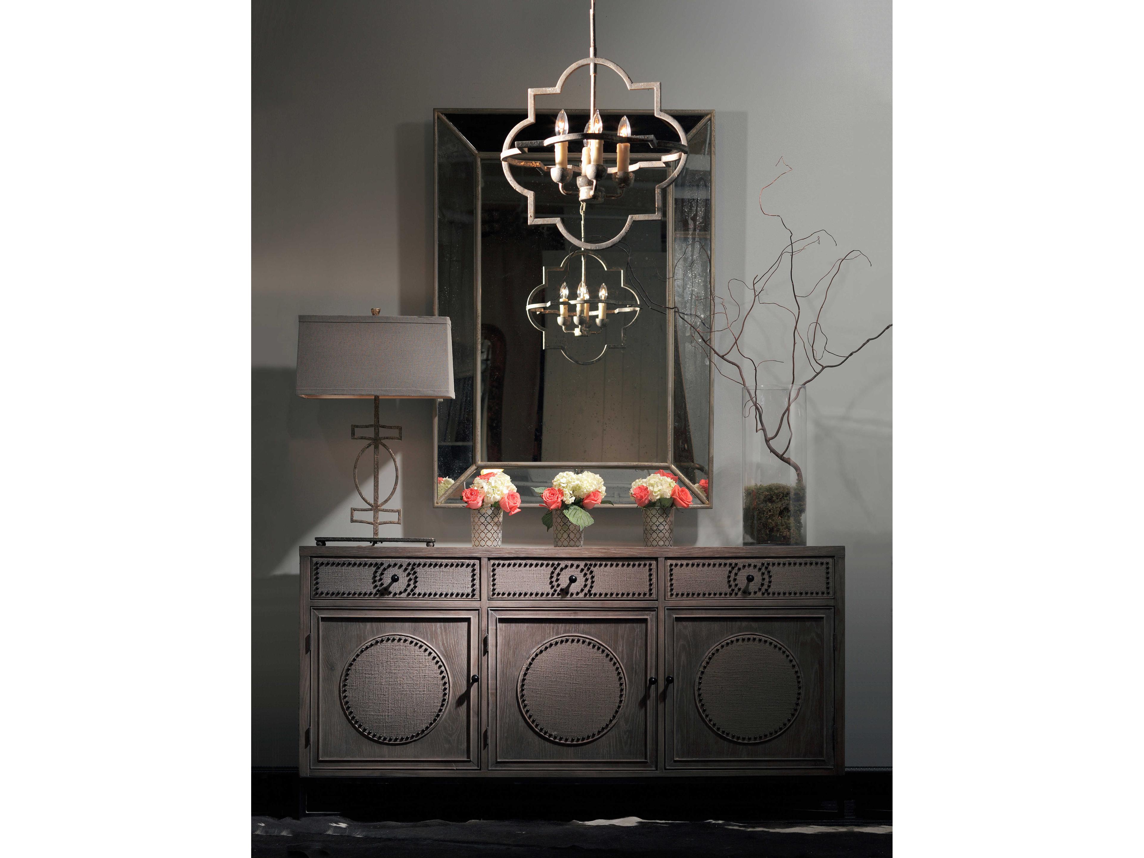 Gabby Annette Antique Gold with Rusty Black With Beige Linen Buffet Lamp