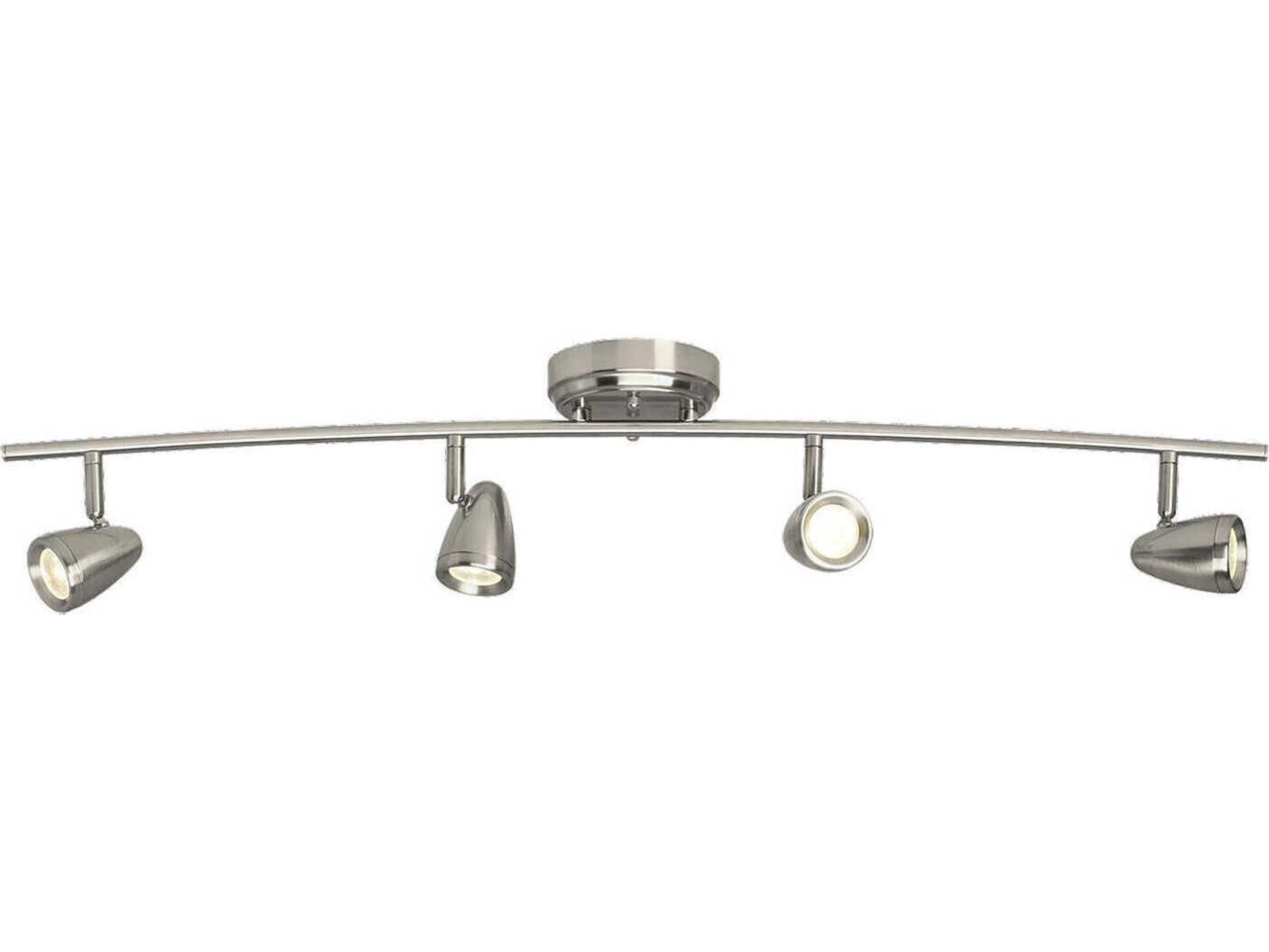 Talida 4-Light Brushed Nickel LED Track & Rail Light