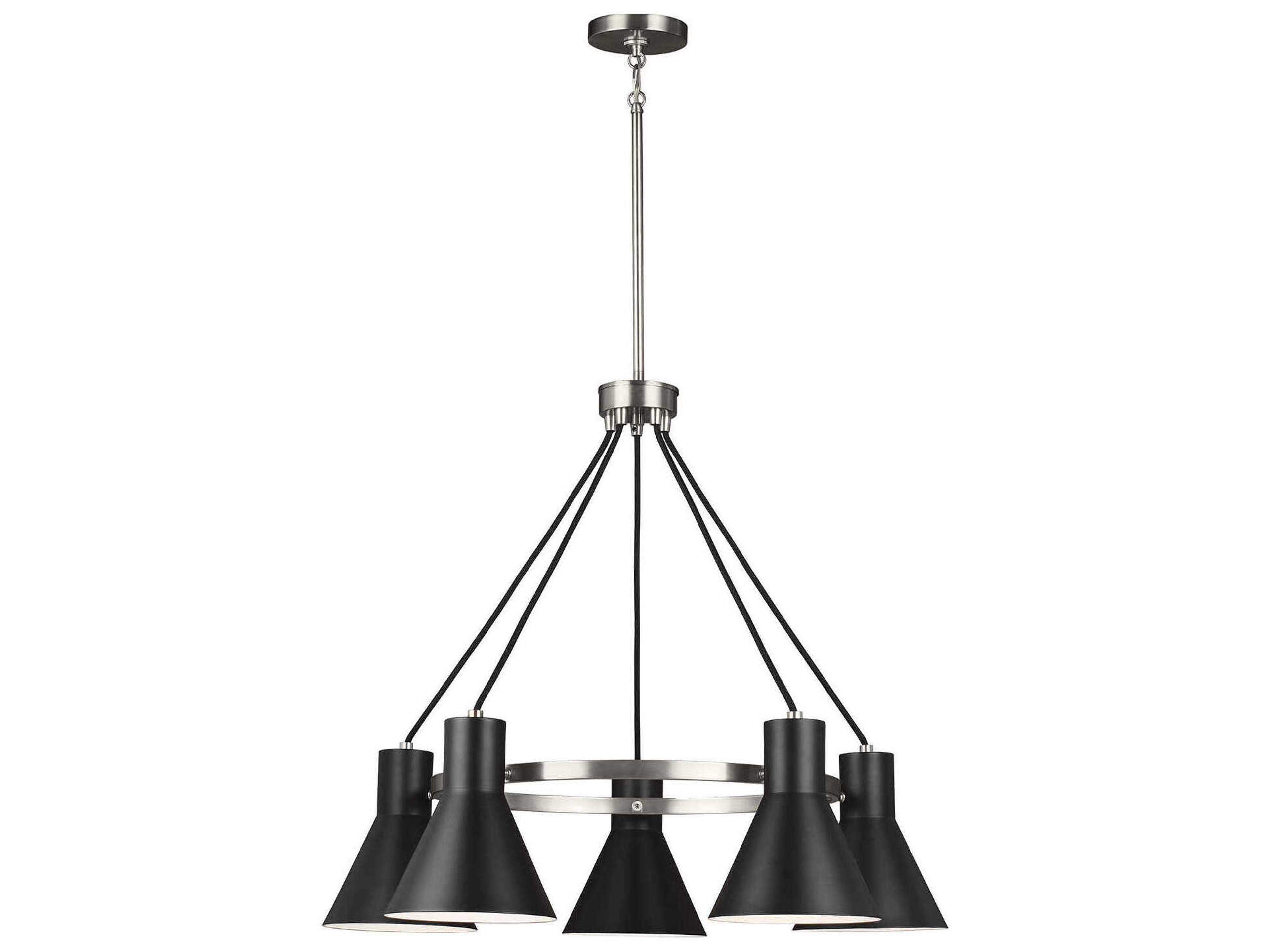 Towner 5-Light Brushed Nickel Chandelier