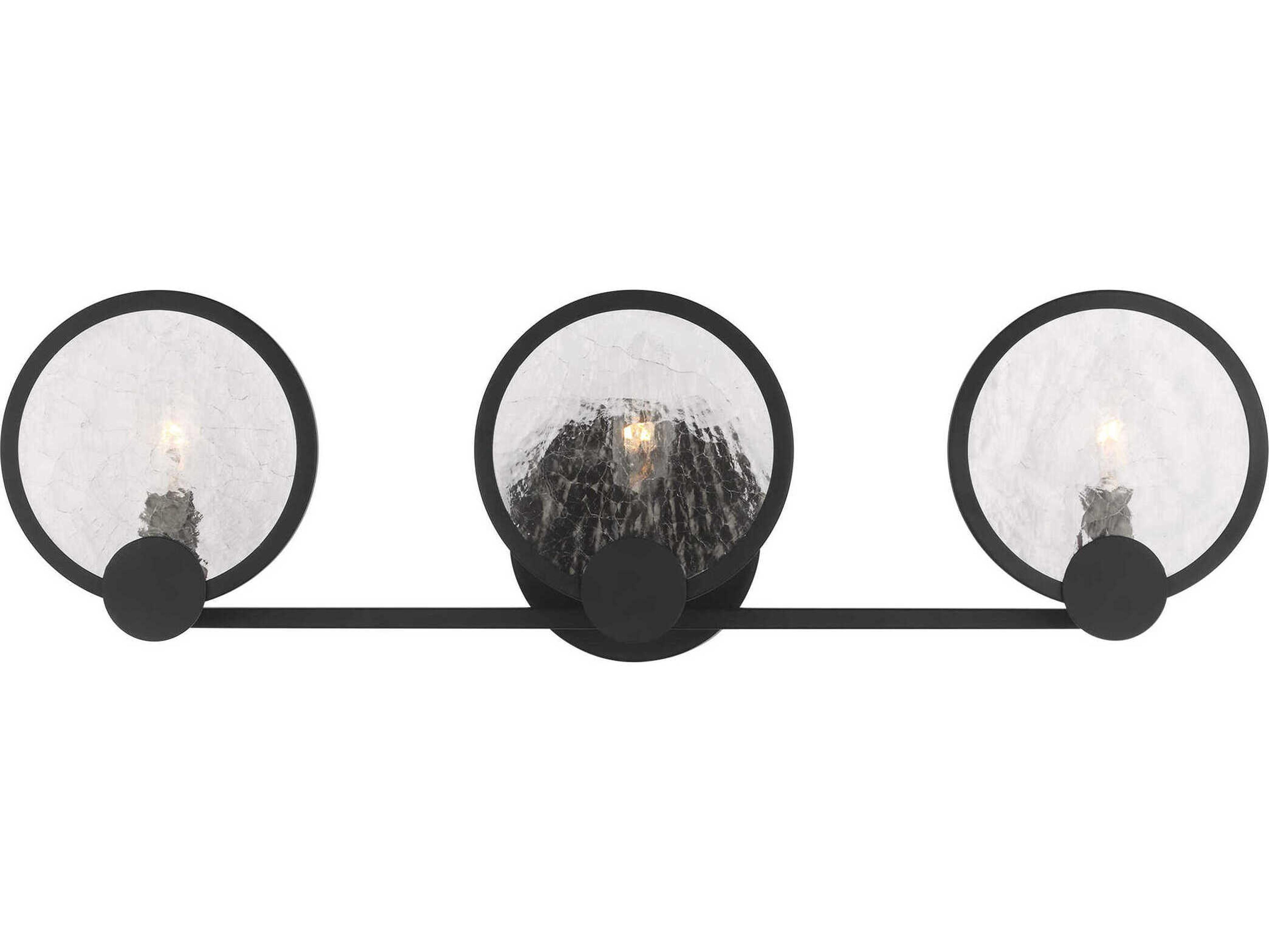 Generation Lighting Cooper 3-Light Midnight Black Vanity Light