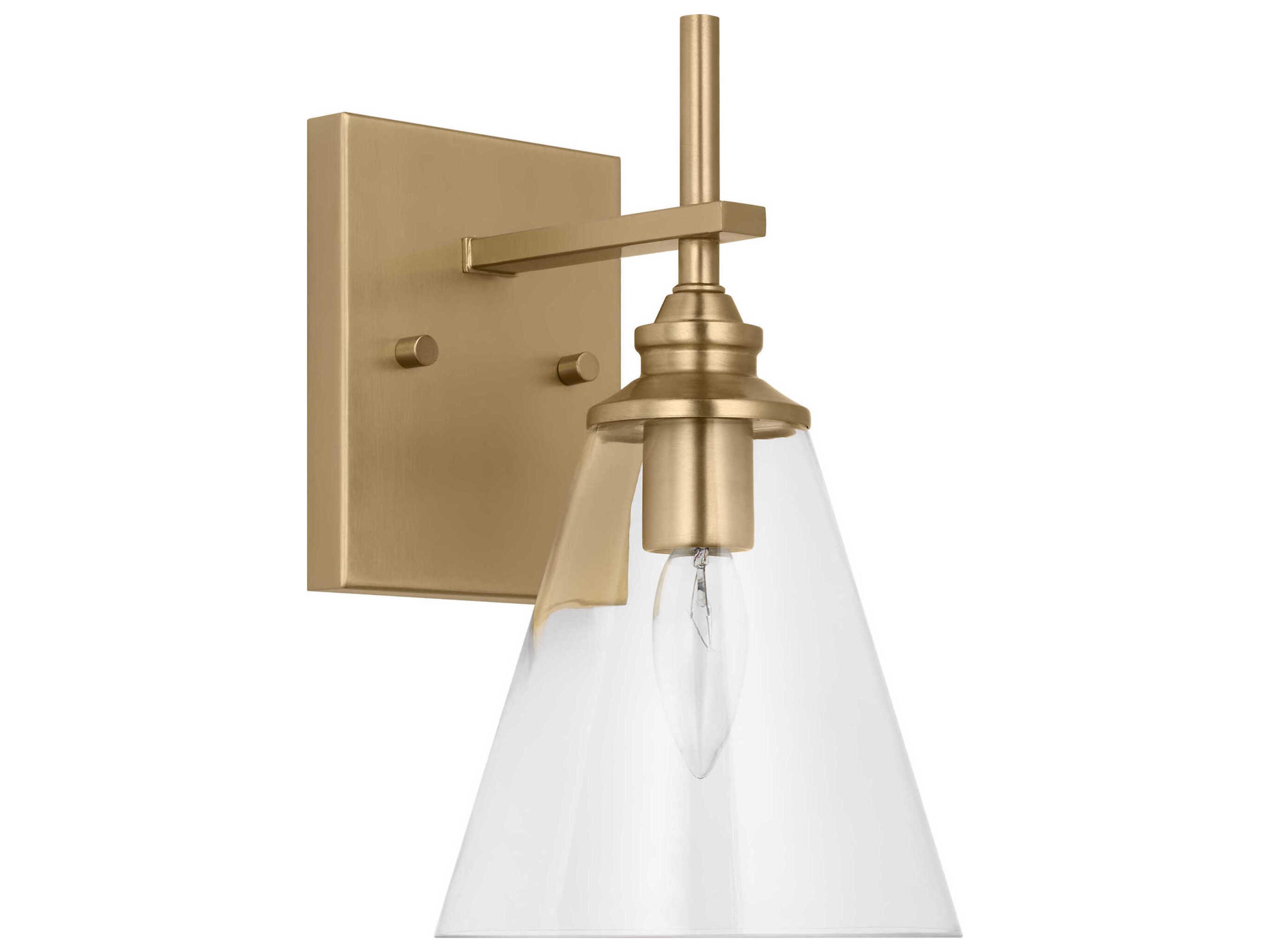 Generation Lighting Ruben 1-Light Satin Brass Wall Sconce