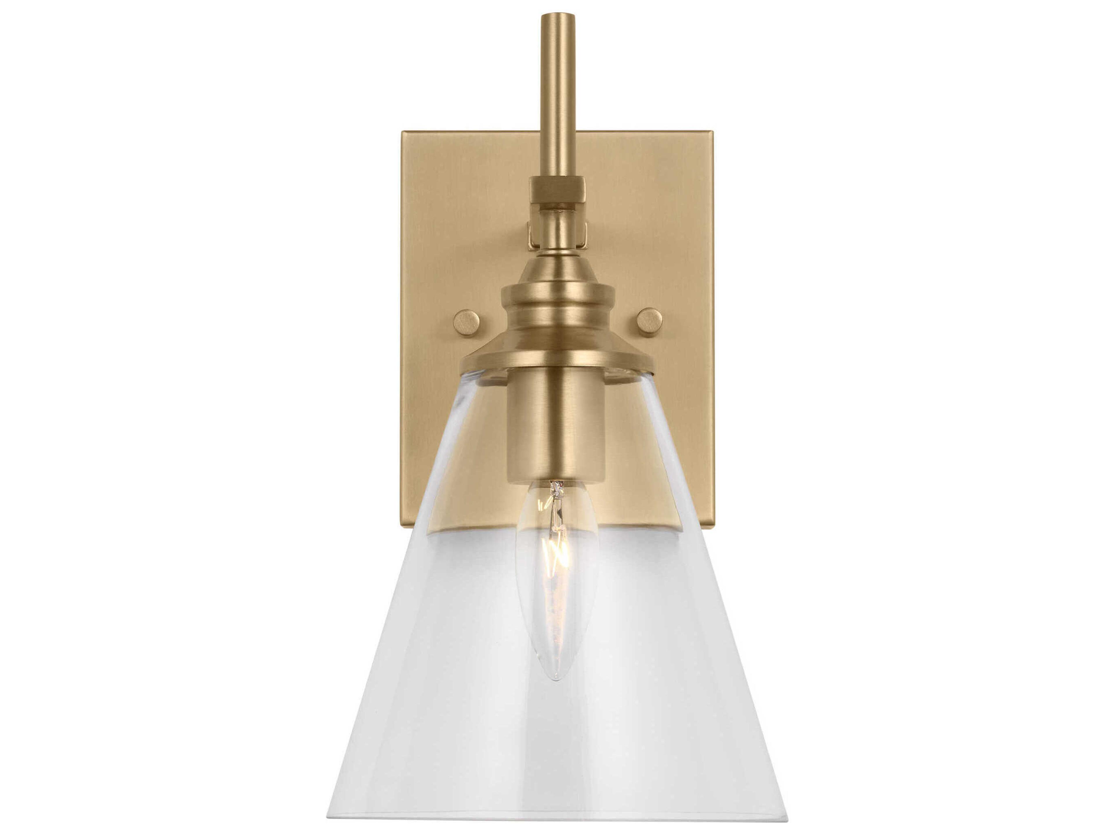 Generation Lighting Ruben 1-Light Satin Brass Wall Sconce
