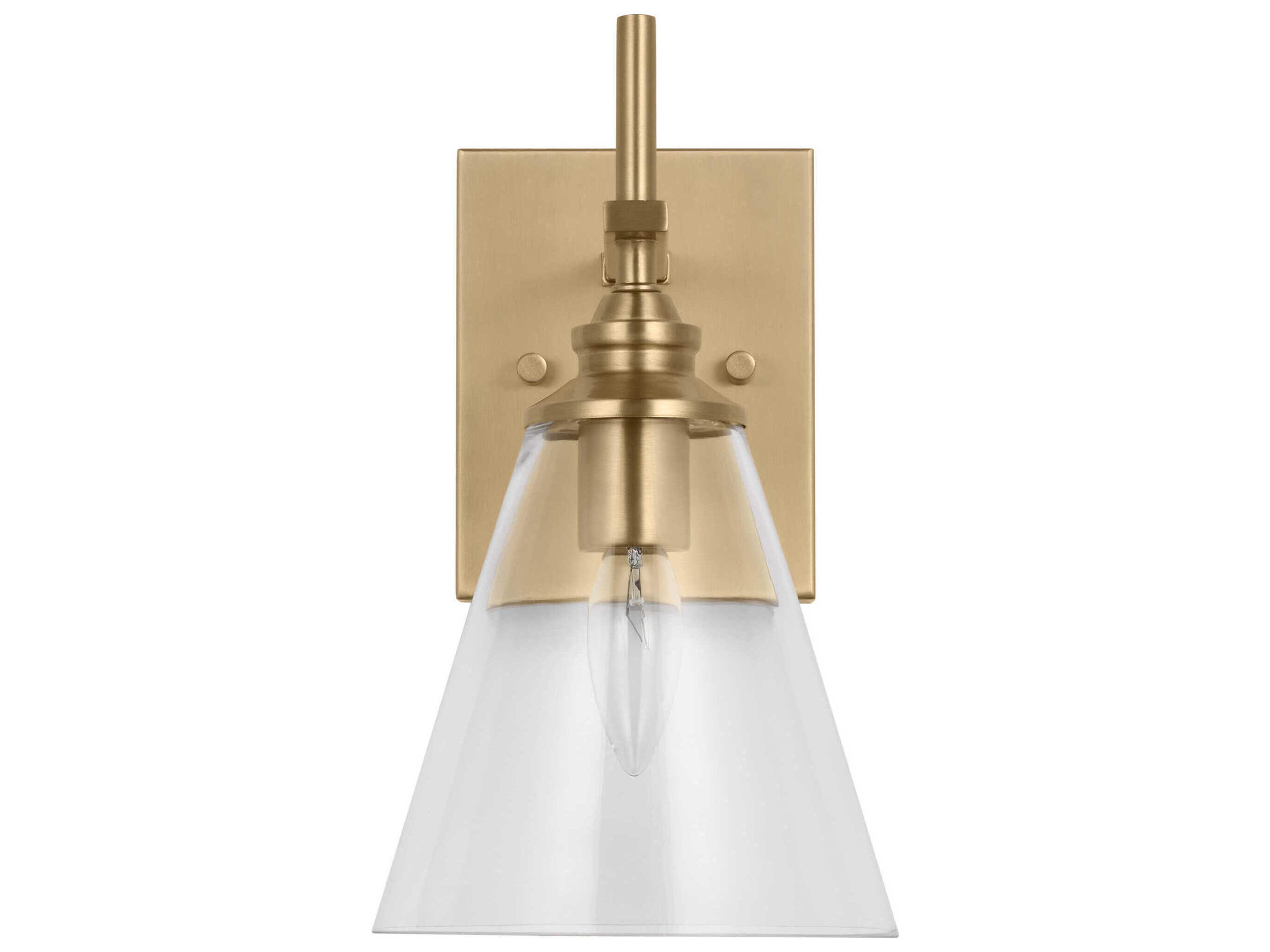 Generation Lighting Ruben 1-Light Satin Brass Wall Sconce