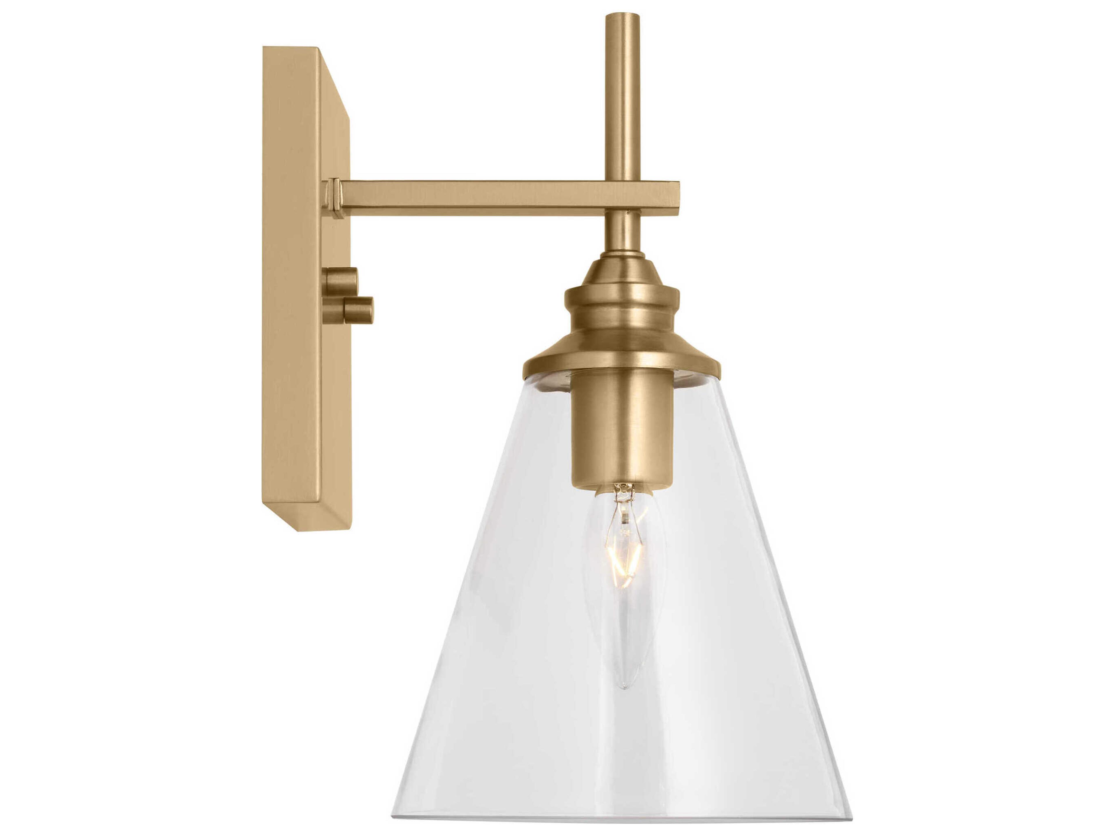 Generation Lighting Ruben 1-Light Satin Brass Wall Sconce