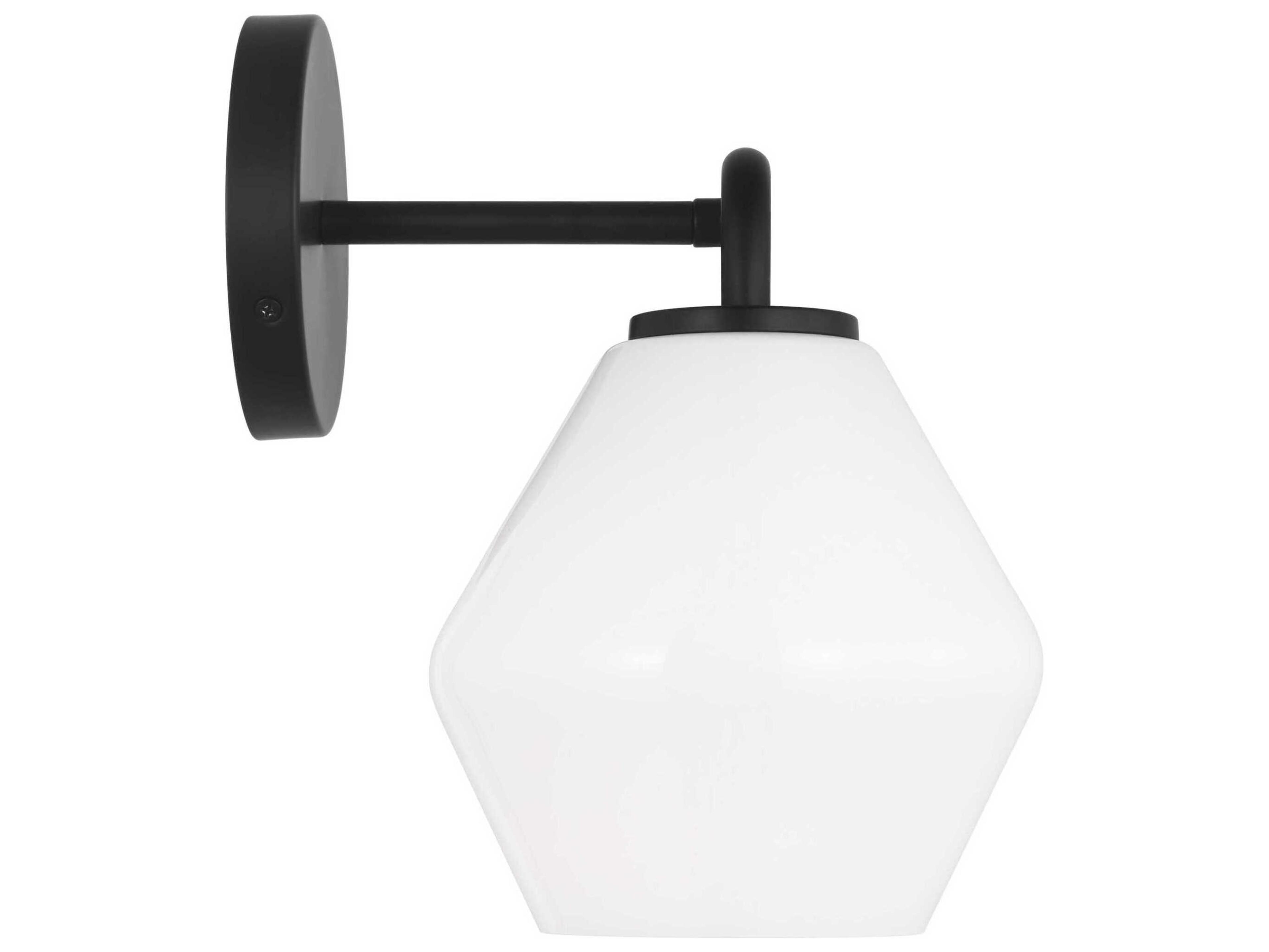 Generation Lighting Jett 2-Light Midnight Black Vanity Light