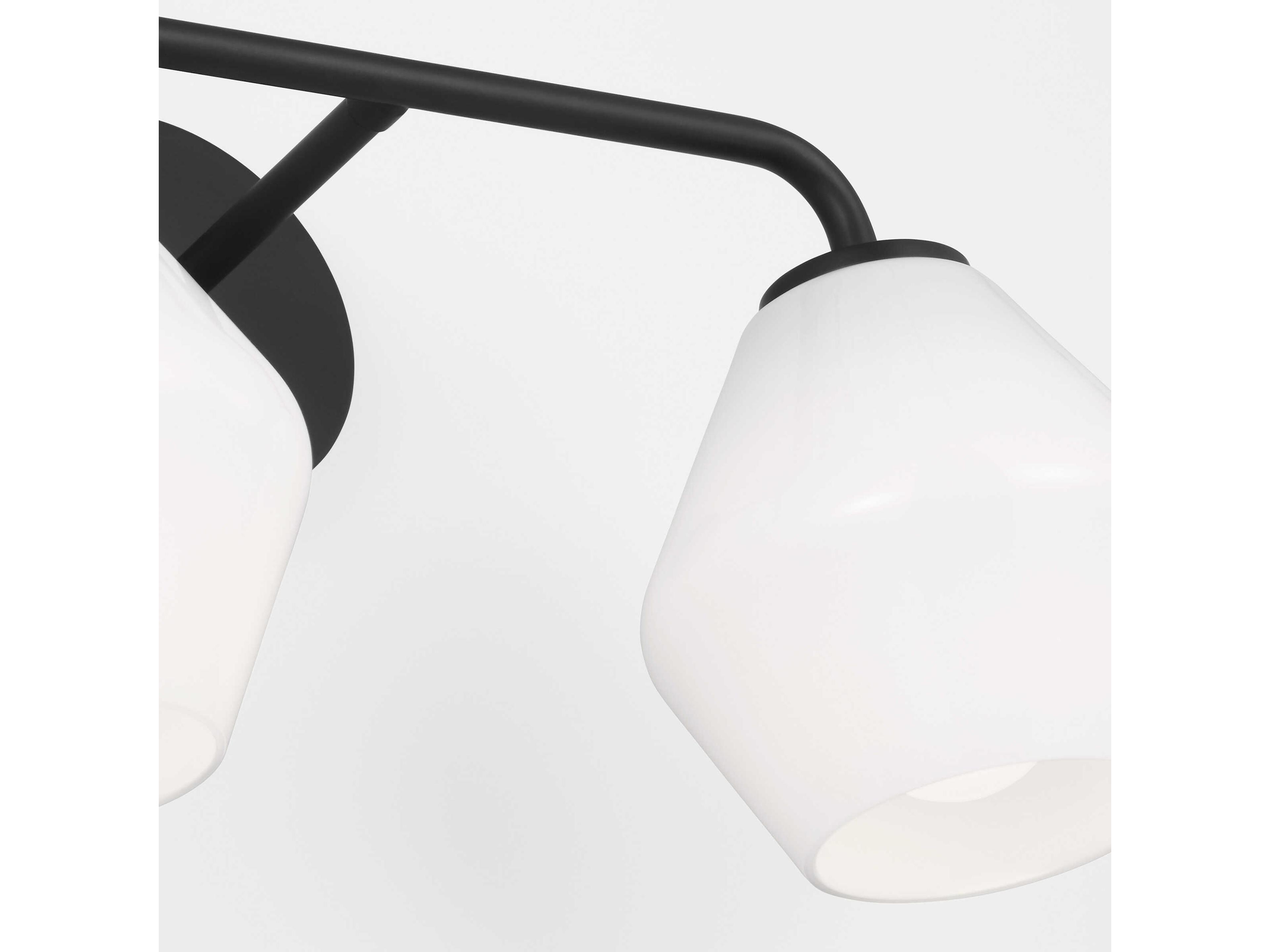 Generation Lighting Jett 2-Light Midnight Black Vanity Light