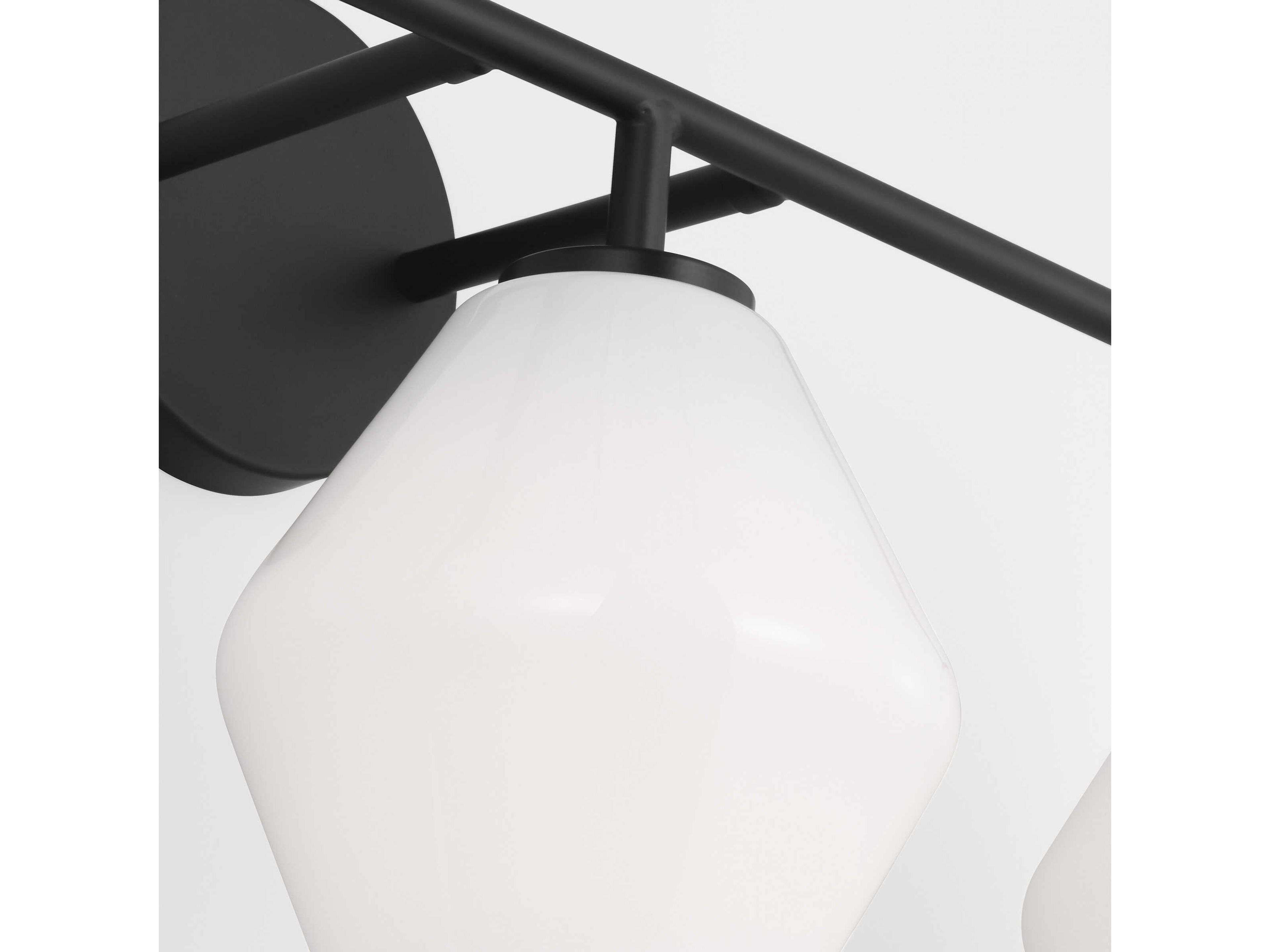 Generation Lighting Jett 3-Light Midnight Black Vanity Light