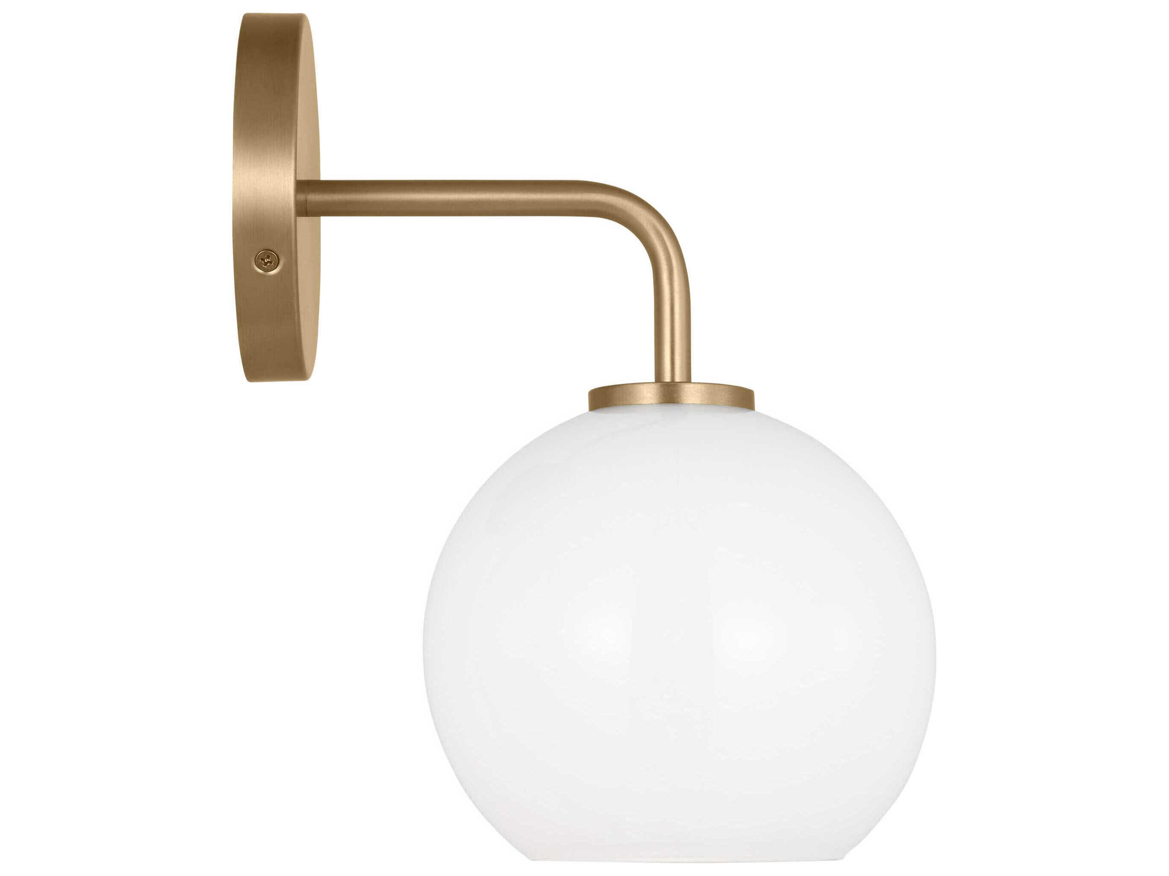Generation Lighting Orley 1-Light Satin Brass Wall Sconce