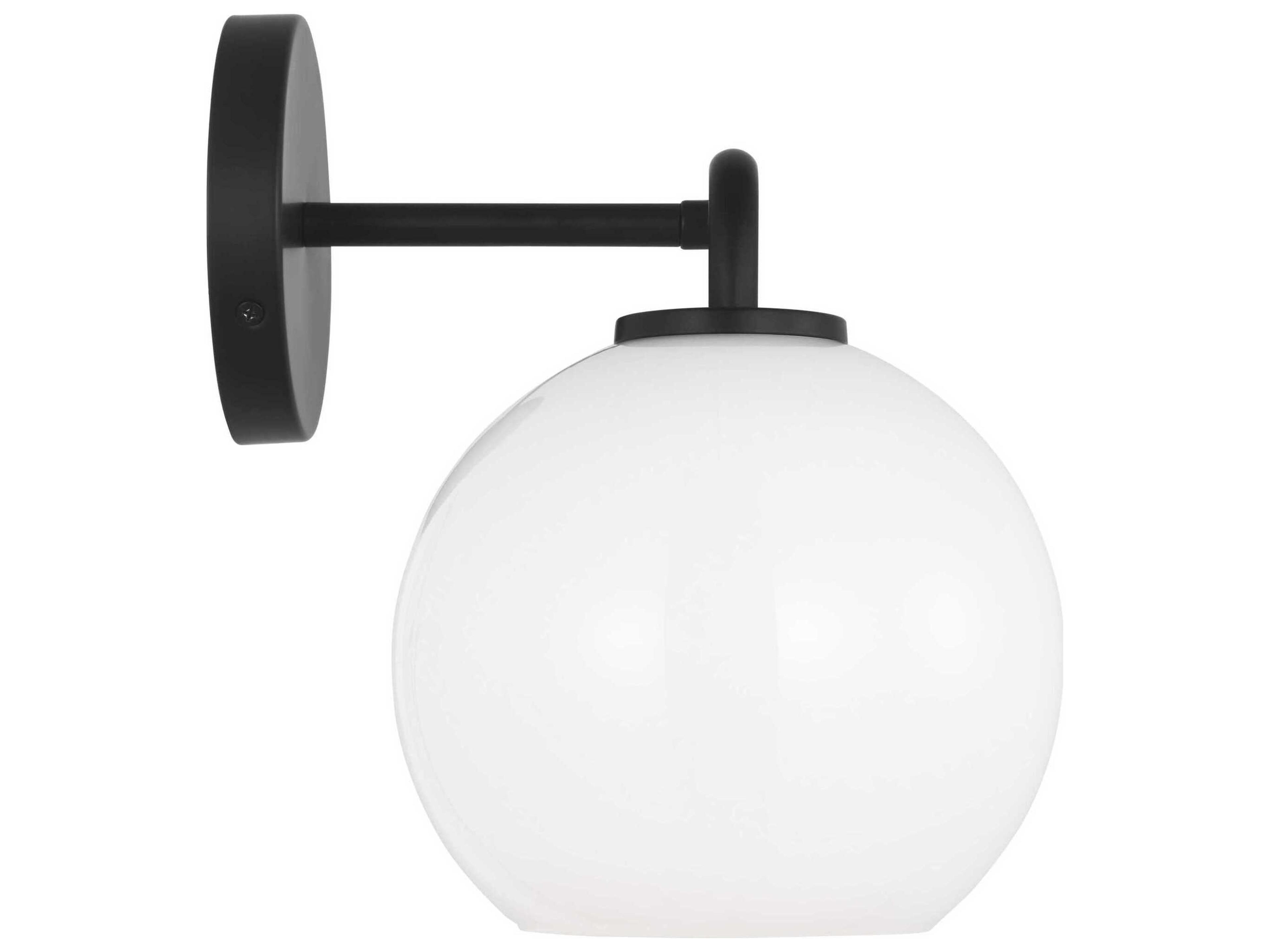 Generation Lighting Orley 2-Light Midnight Black Vanity Light