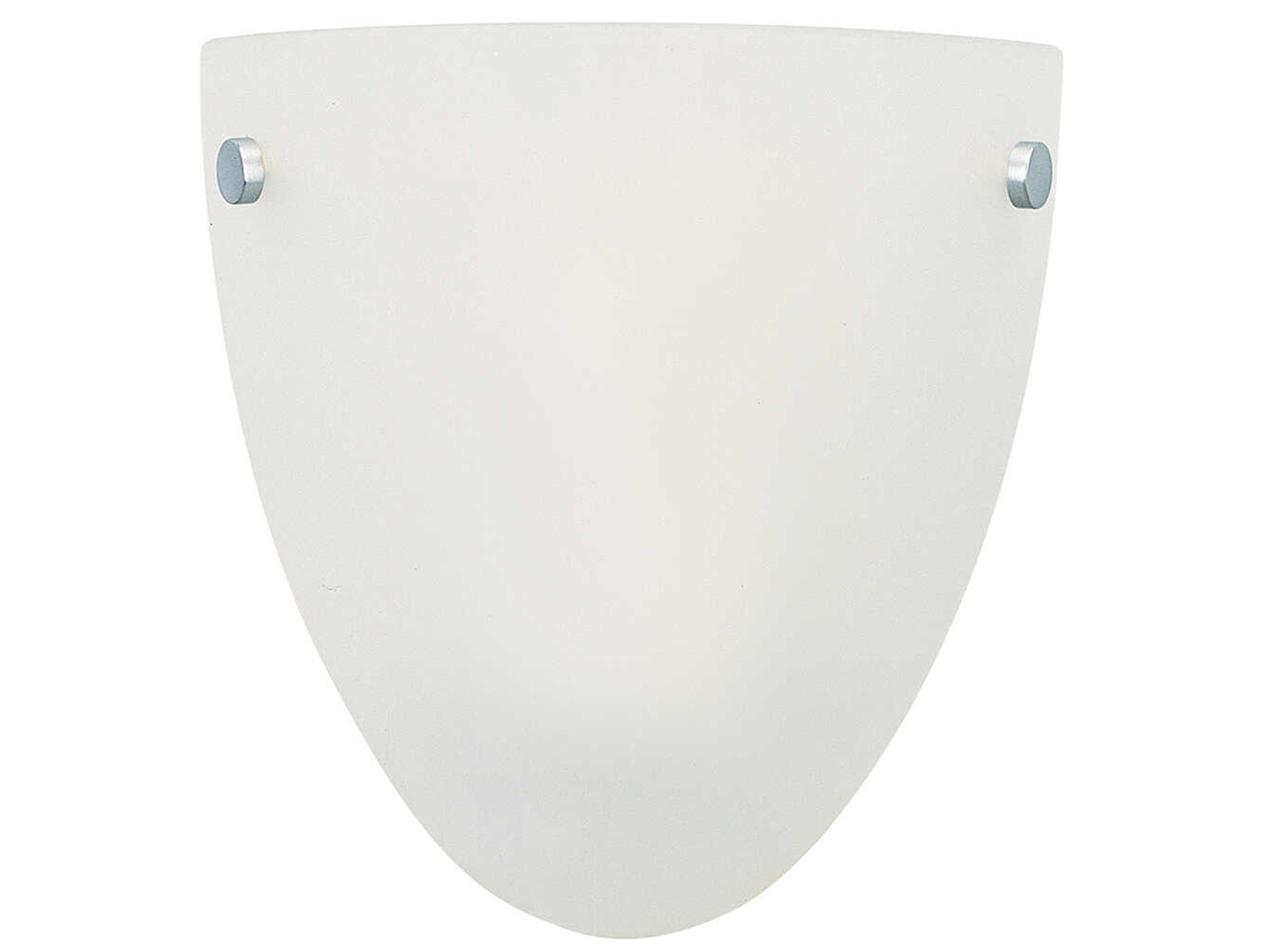 Metropolis 1-Light White Black Glass Wall Sconce