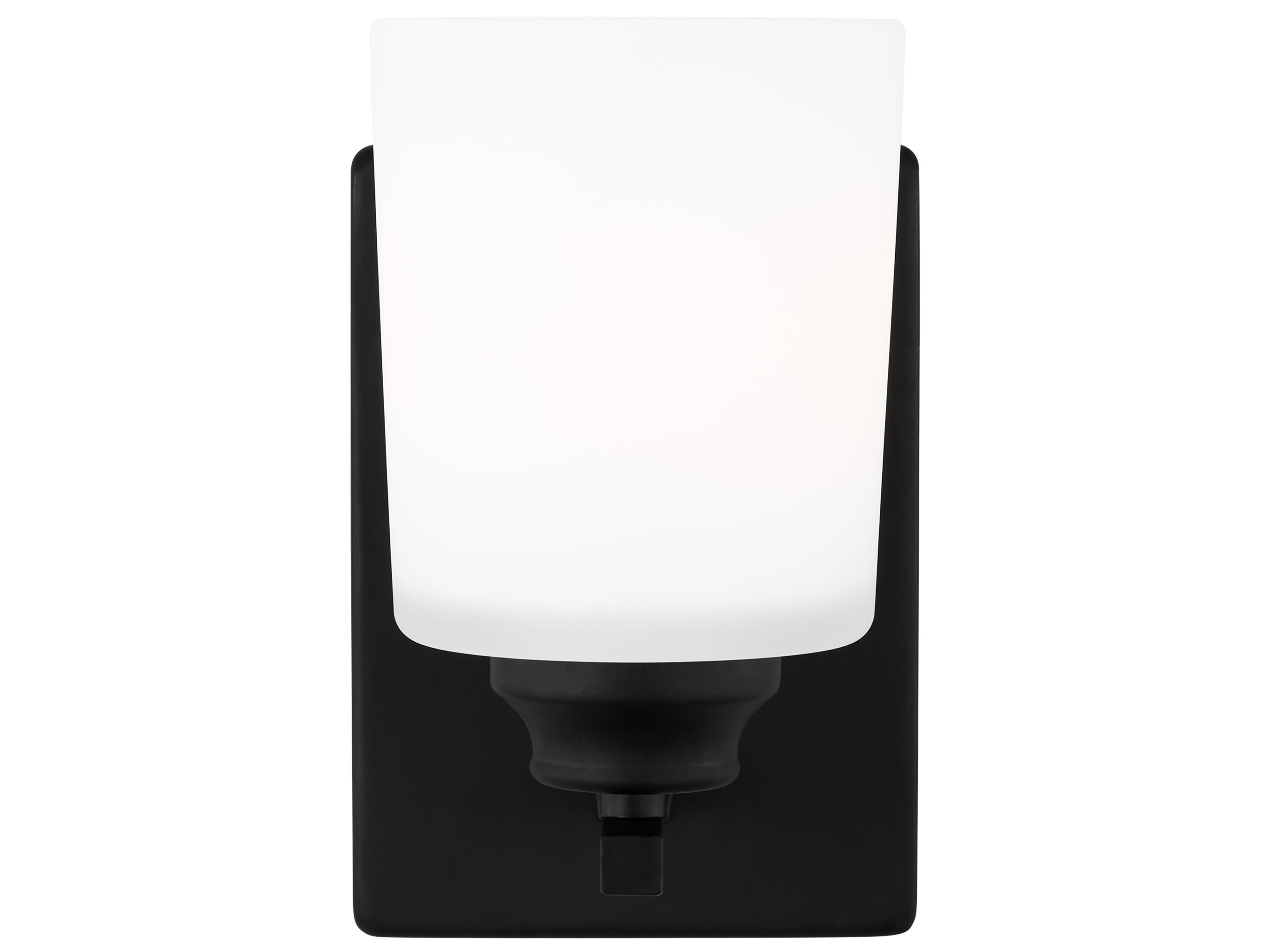 Vinton 1-Light Midnight Black Wall Sconce
