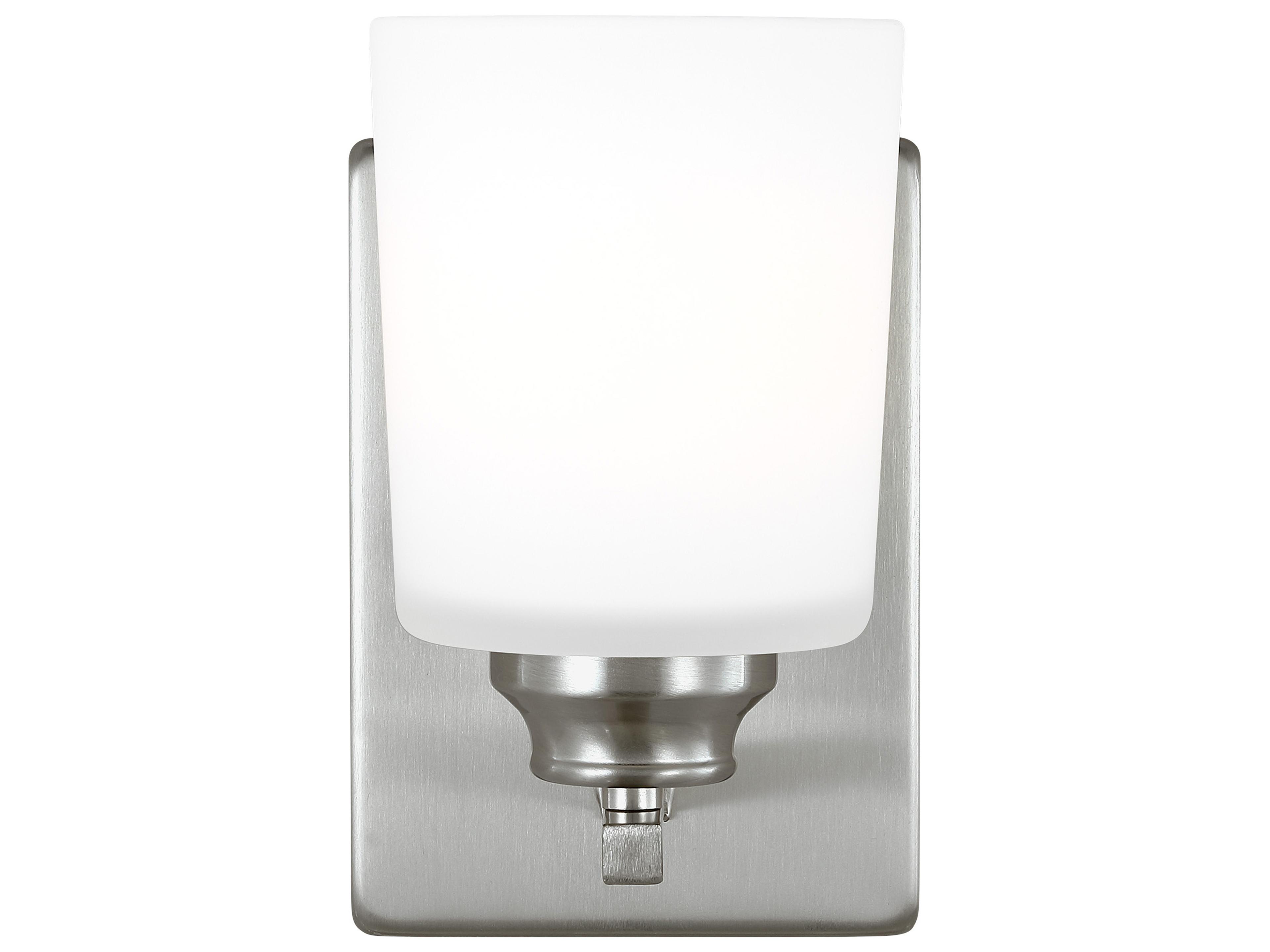 Vinton 1-Light Brushed Nickel Wall Sconce