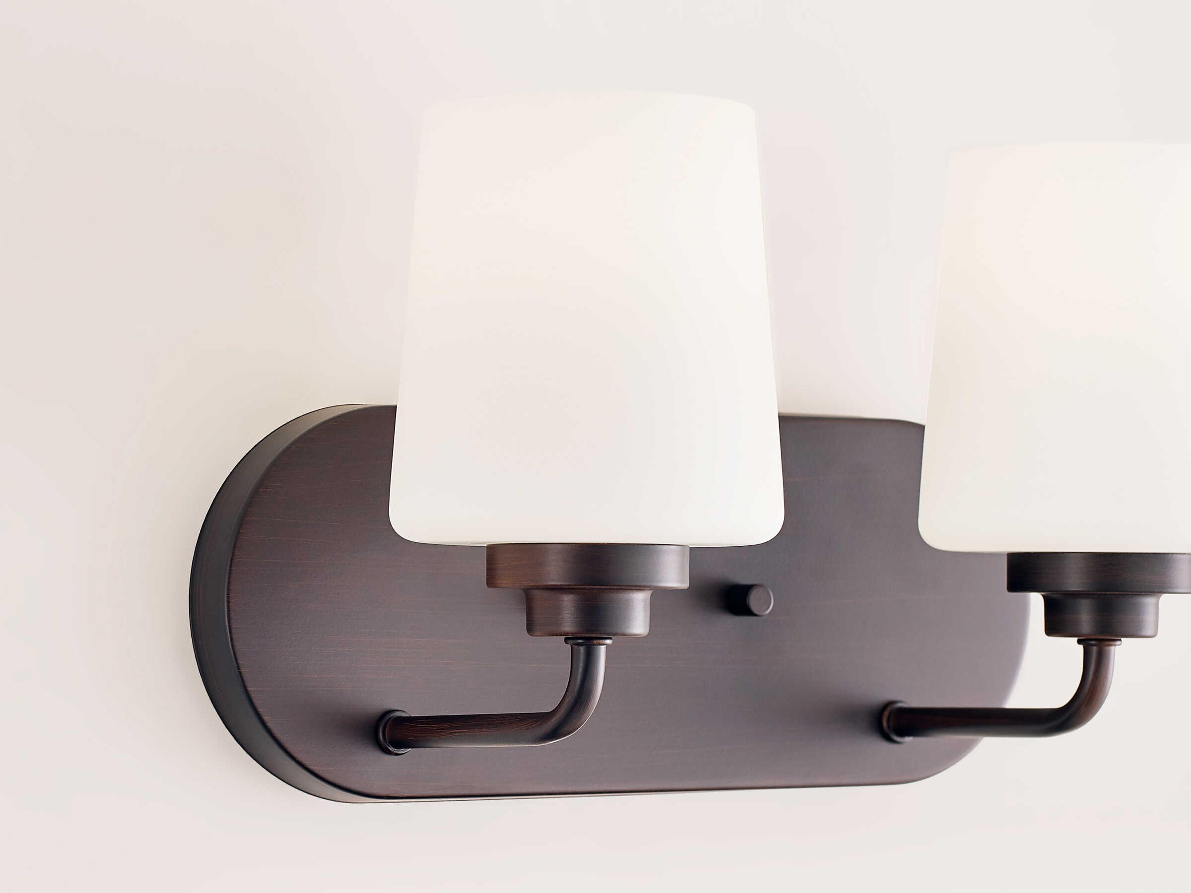 Generation Lighting Windom 2-Light Bronze Glass Vanity Light