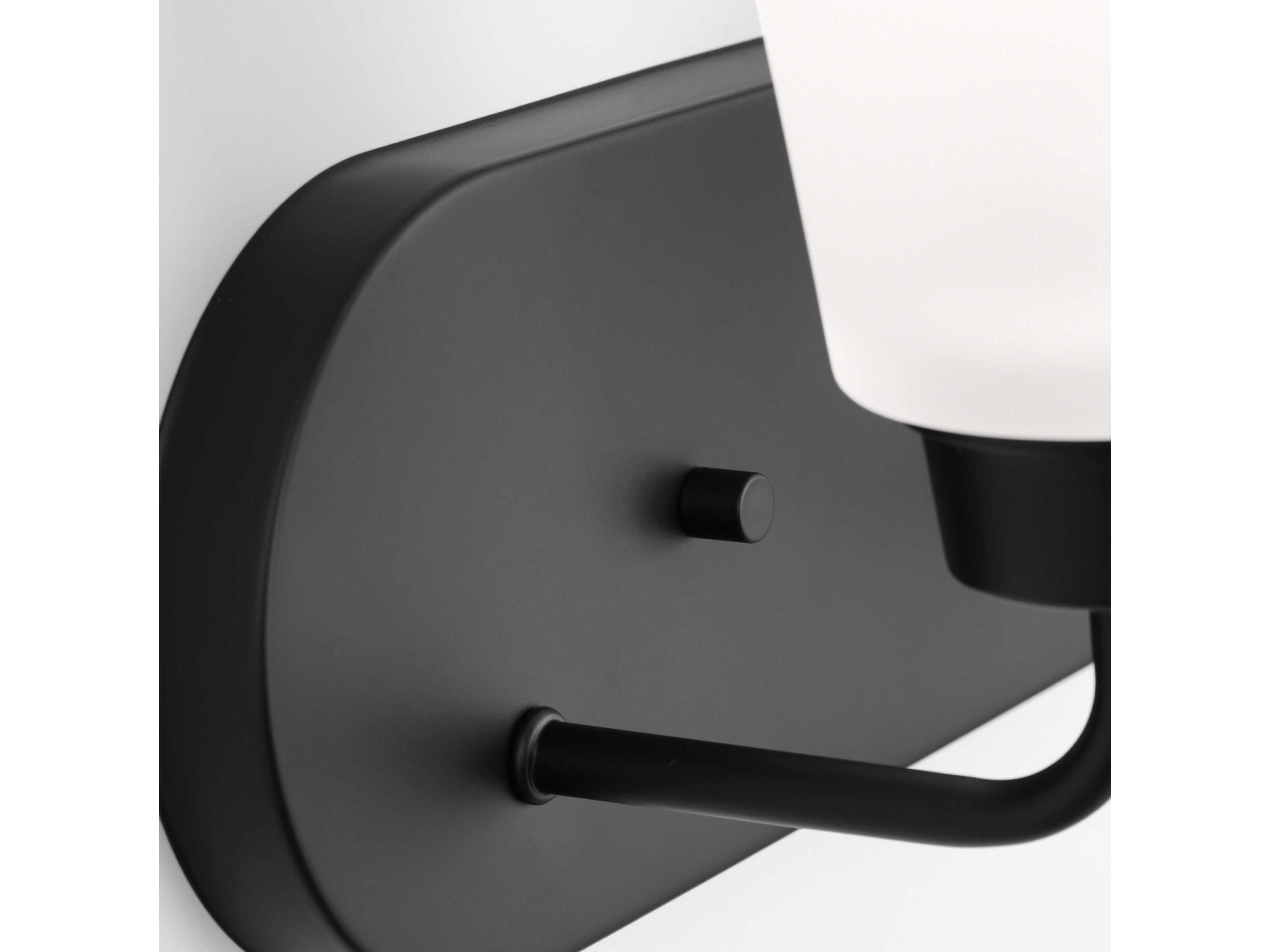 Generation Lighting Kerrville 2-Light Midnight Black Vanity Light