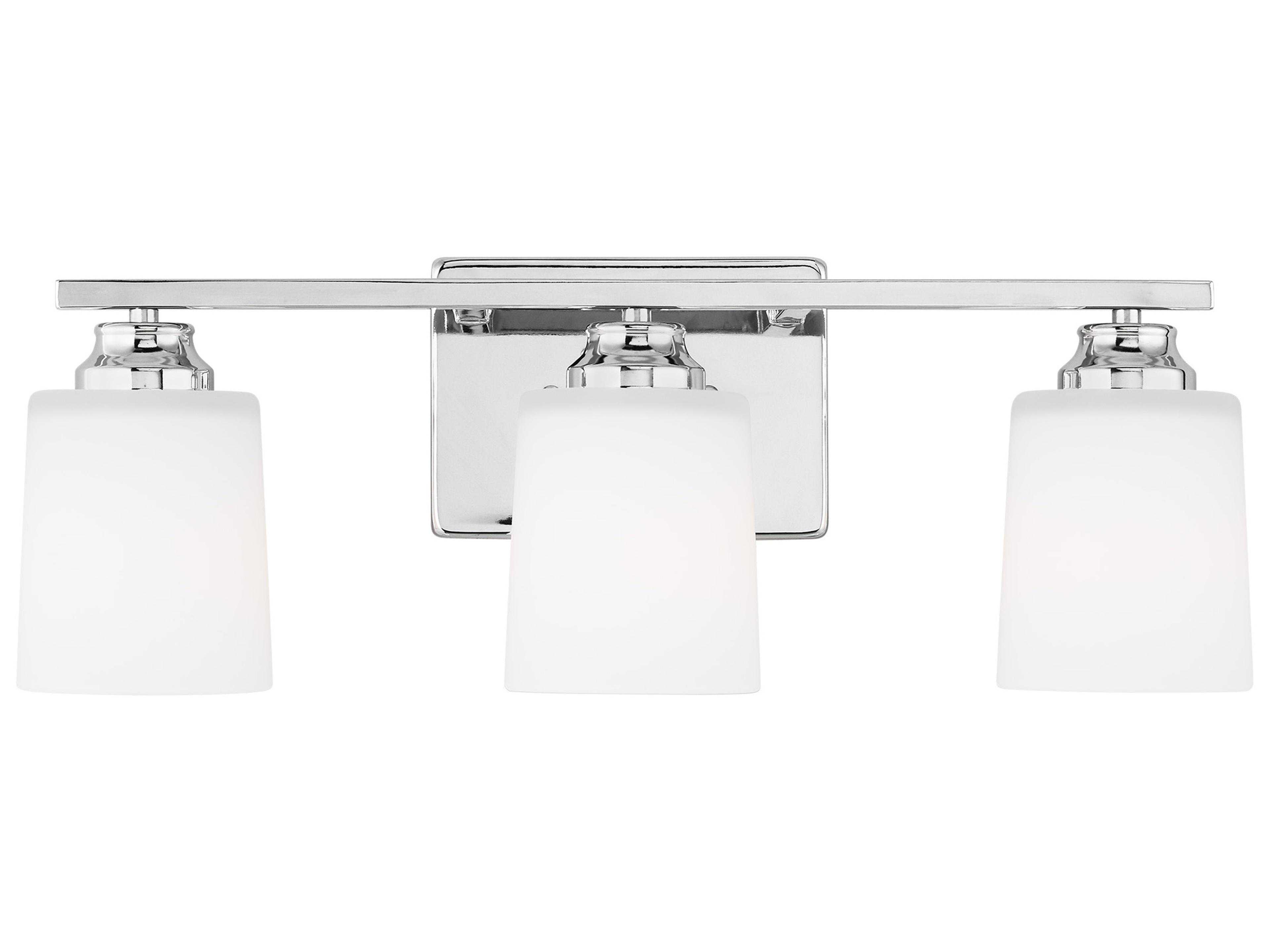 Vinton 3-Light Chrome Vanity Light