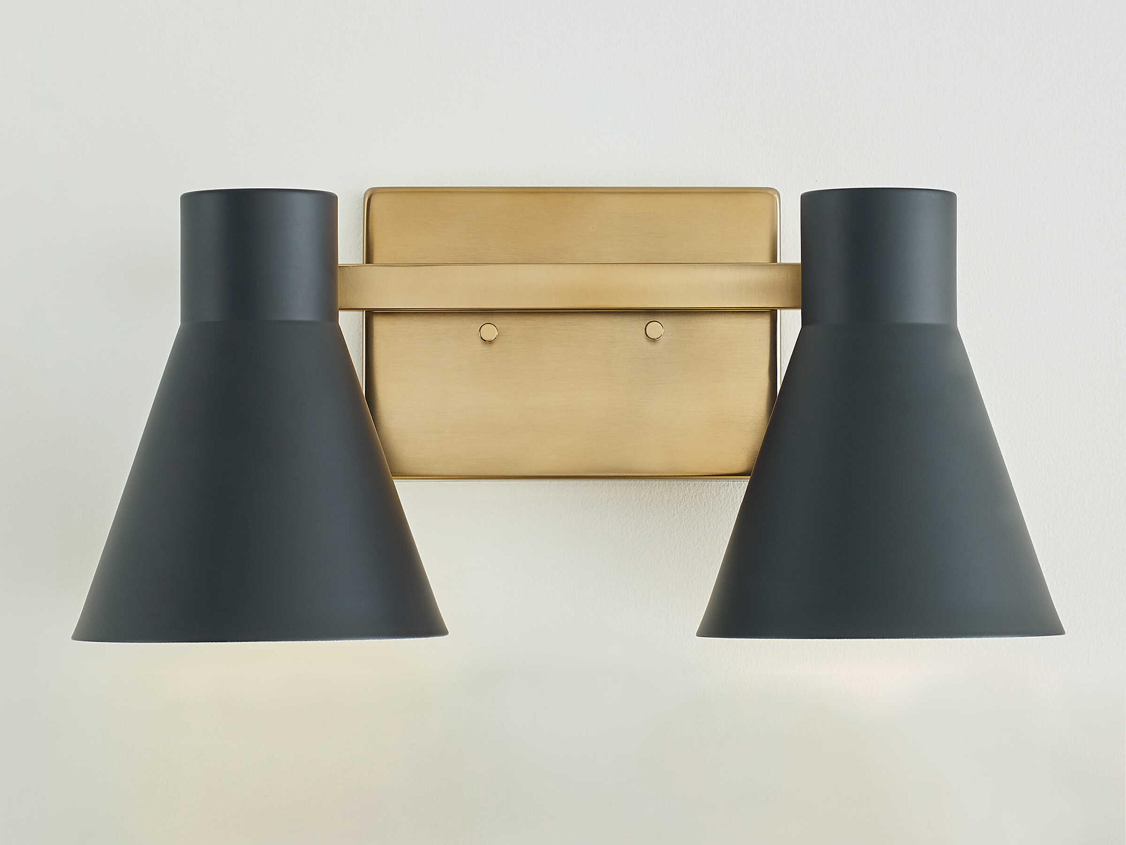 Generation Lighting Towner 2-Light Satin Brass Vanity Light