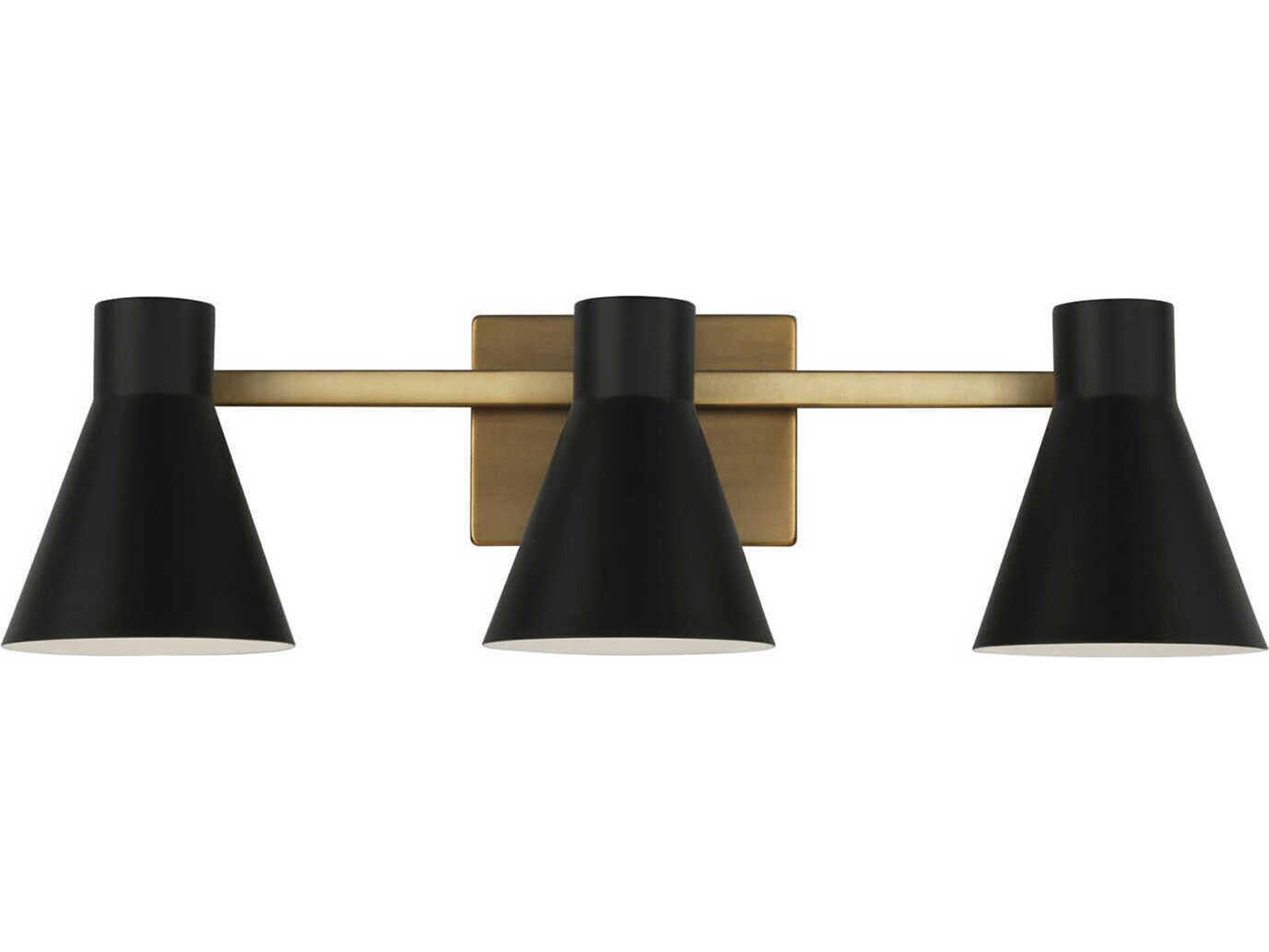Towner 3-Light Satin Brass Vanity Light