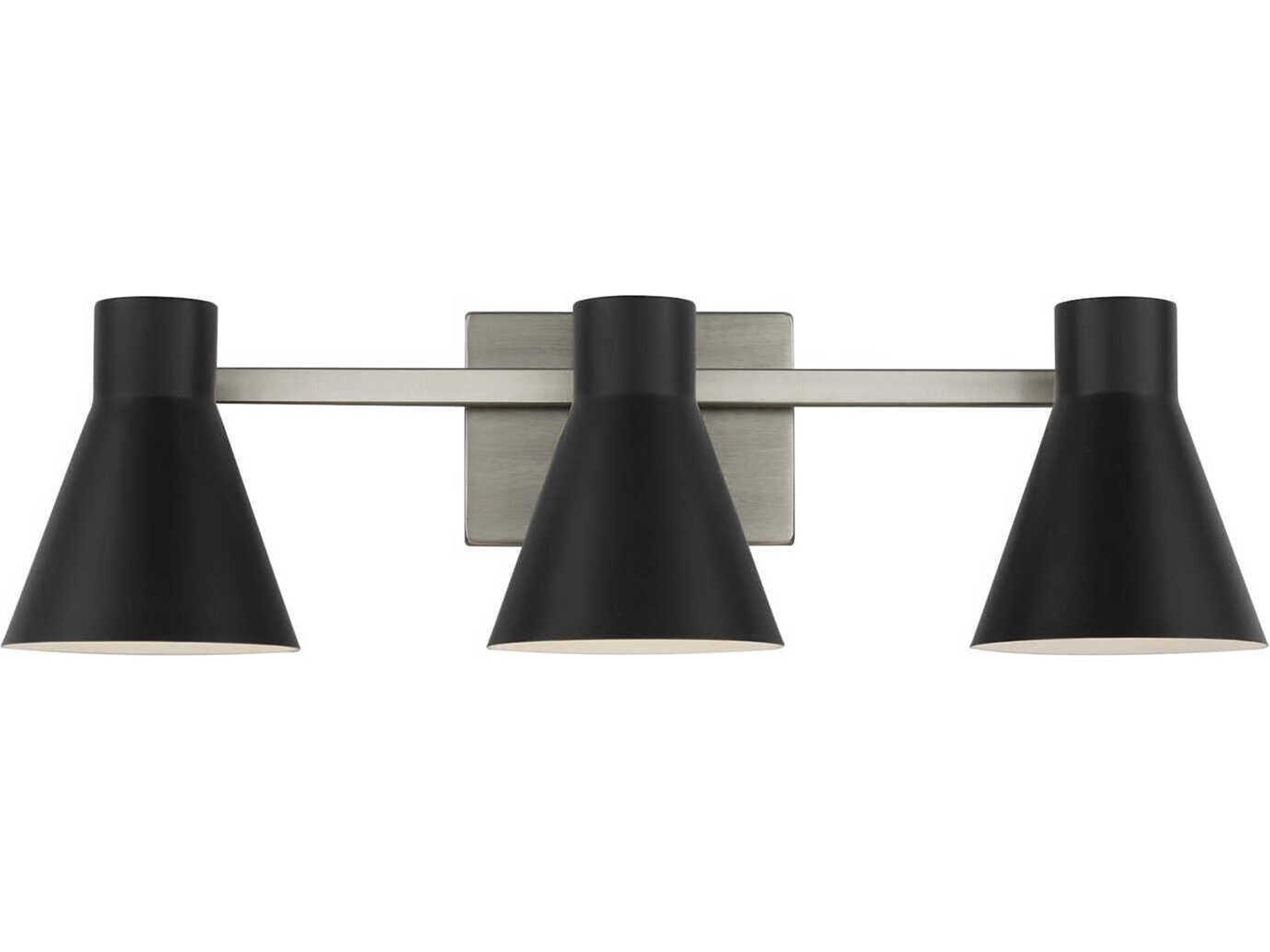 Towner 3-Light Brushed Nickel Vanity Light