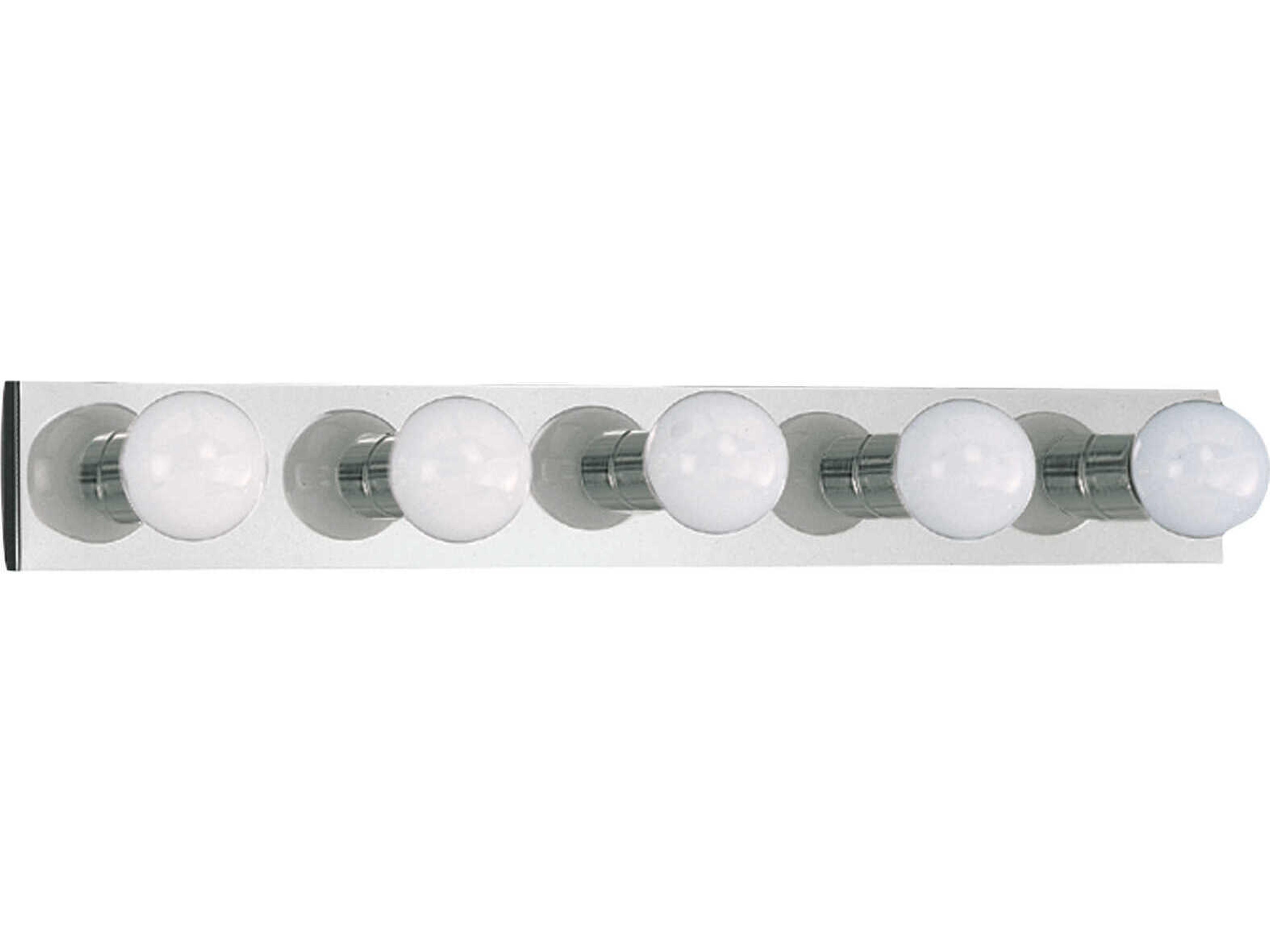 Center Stage 5-Light Chrome Vanity Light