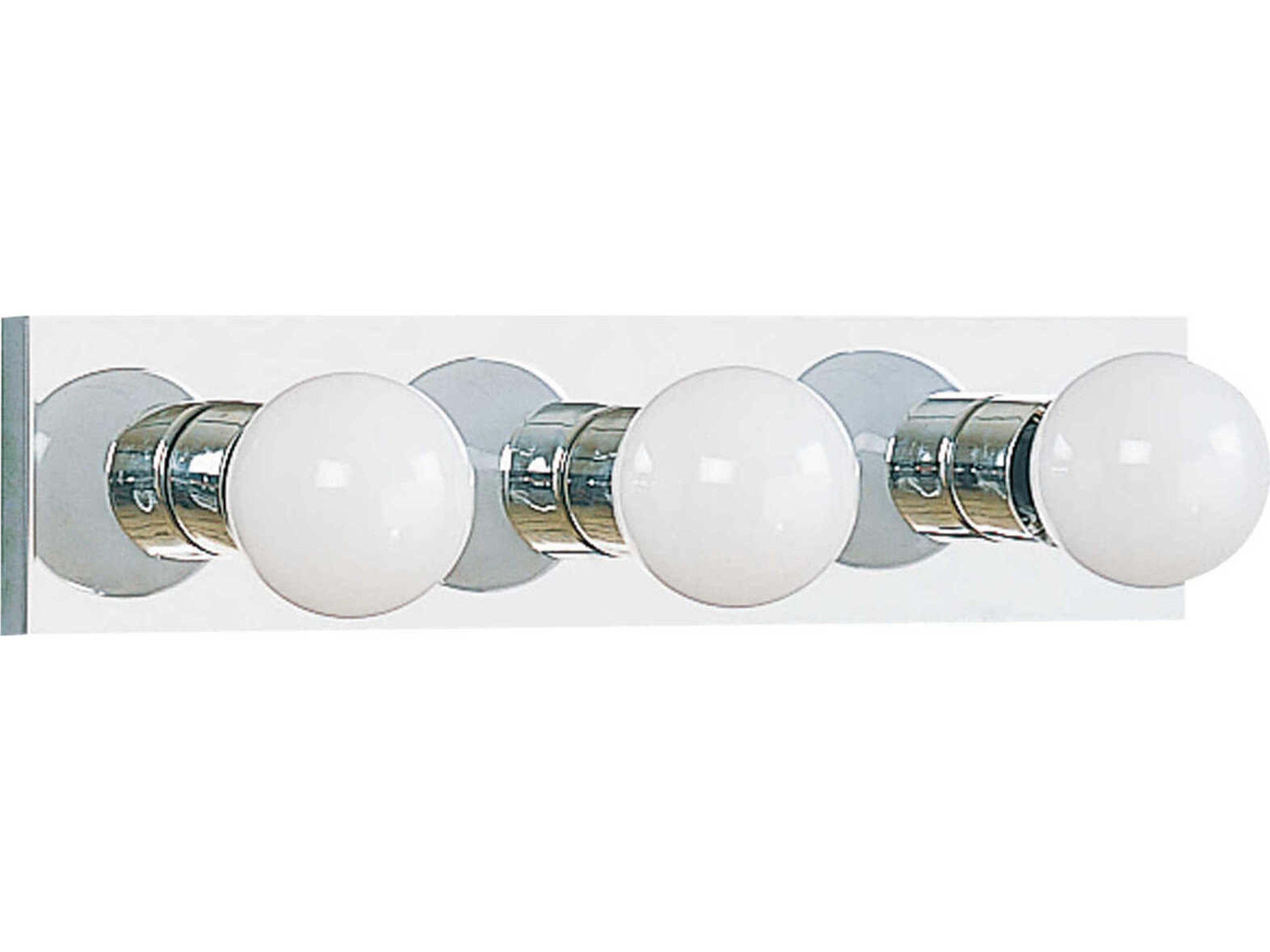 Center Stage 3-Light Chrome Vanity Light