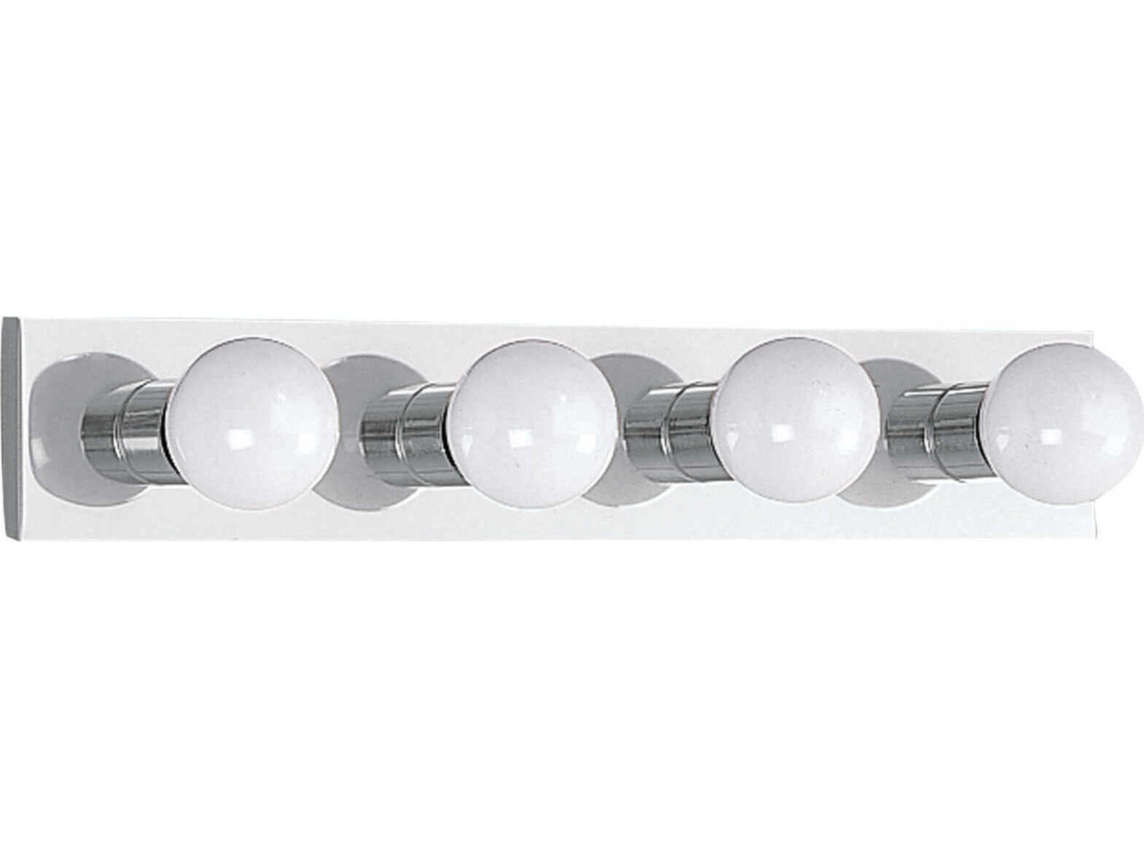 Center Stage 4-Light Chrome Vanity Light