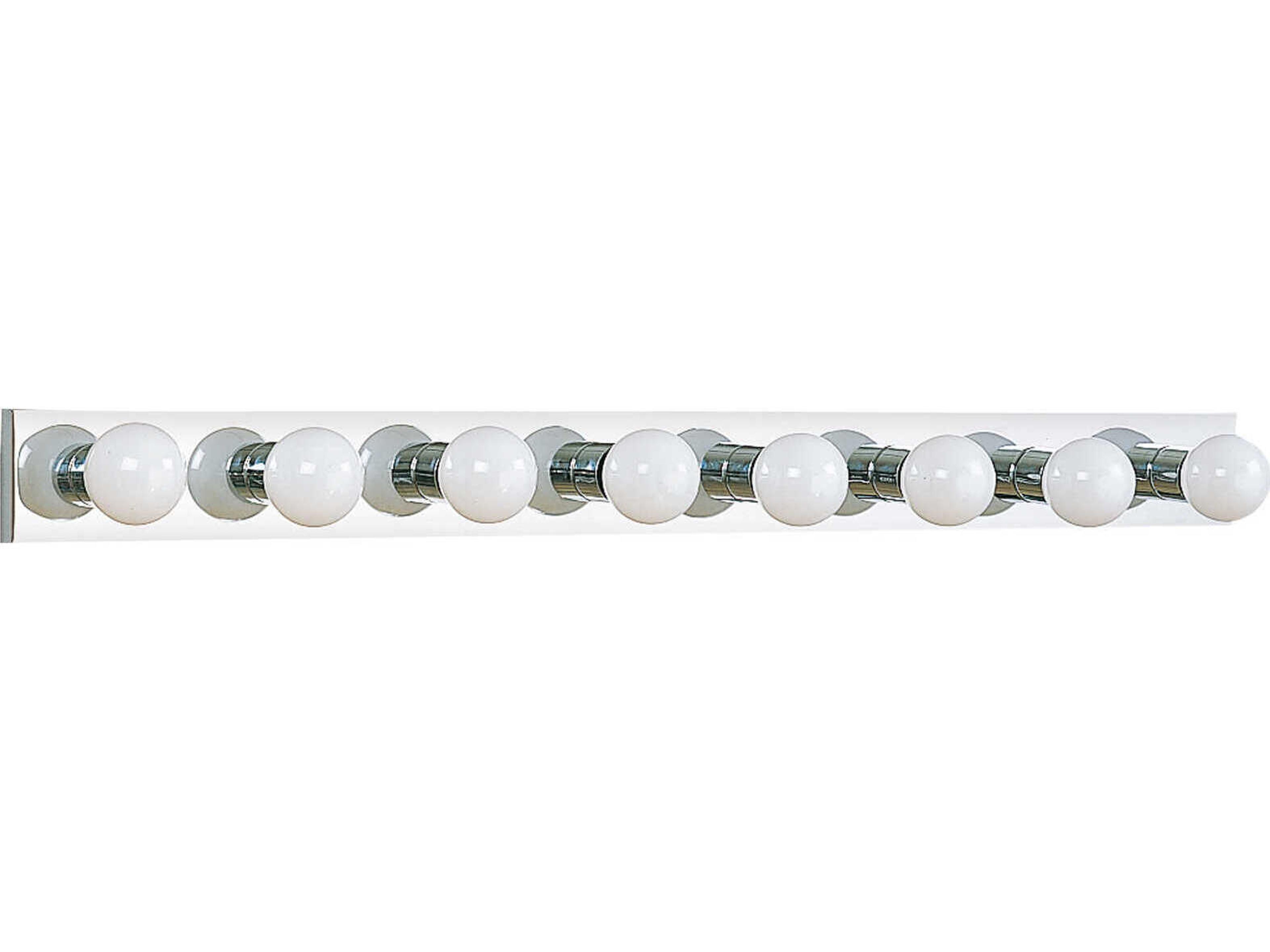 Center Stage 8-Light Chrome Vanity Light